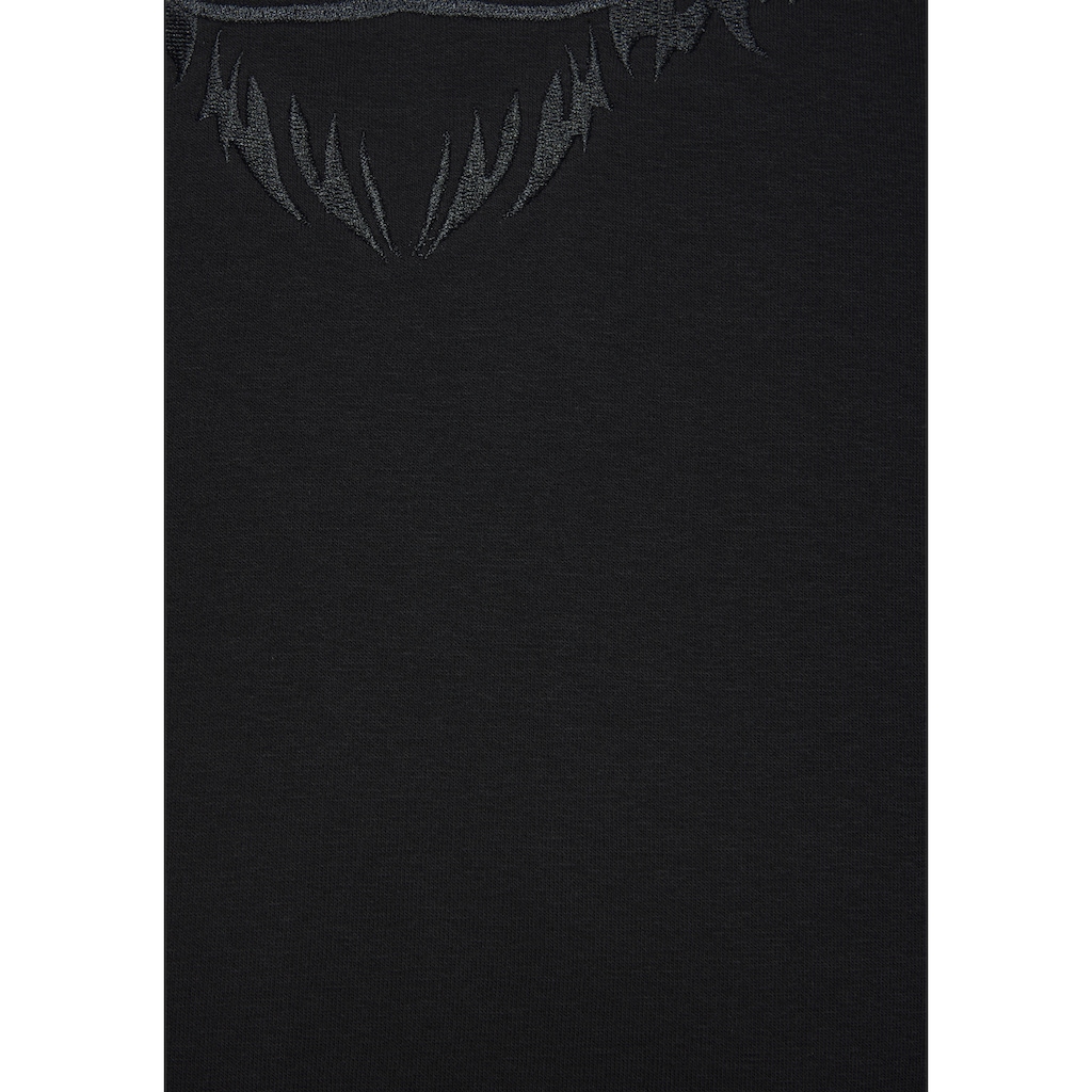 Buffalo Sweater, mit toller Stickerei auf der Rückseite