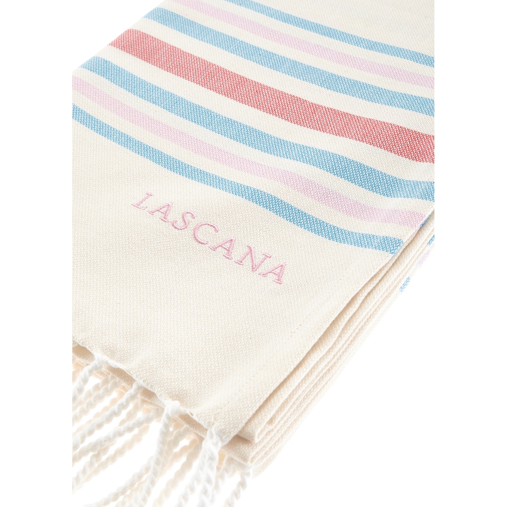LASCANA Strandtuch »Handtuch«, (1 St.), Hamamtuch, Sommertuch, Badetuch