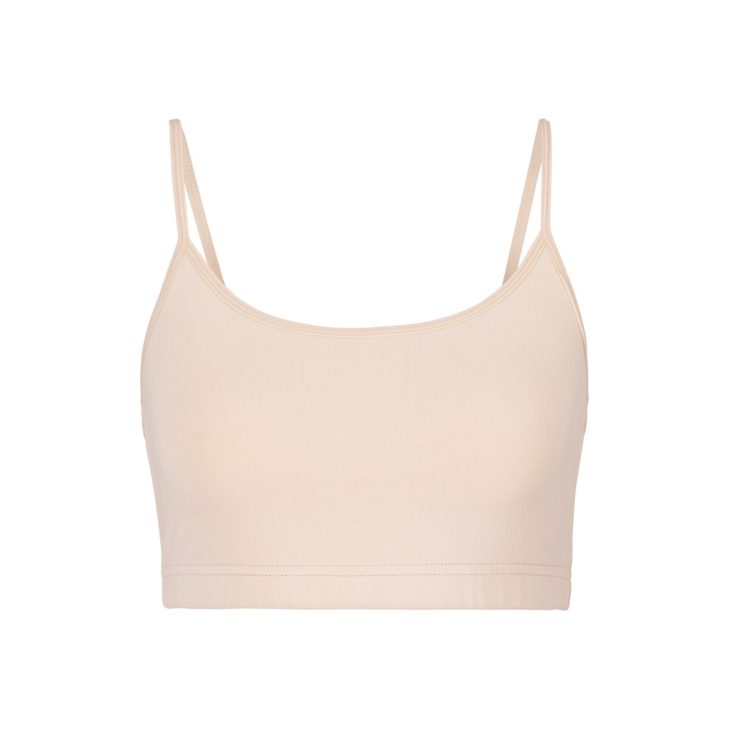 LASCANA Bustier, aus elastischer Baumwolle