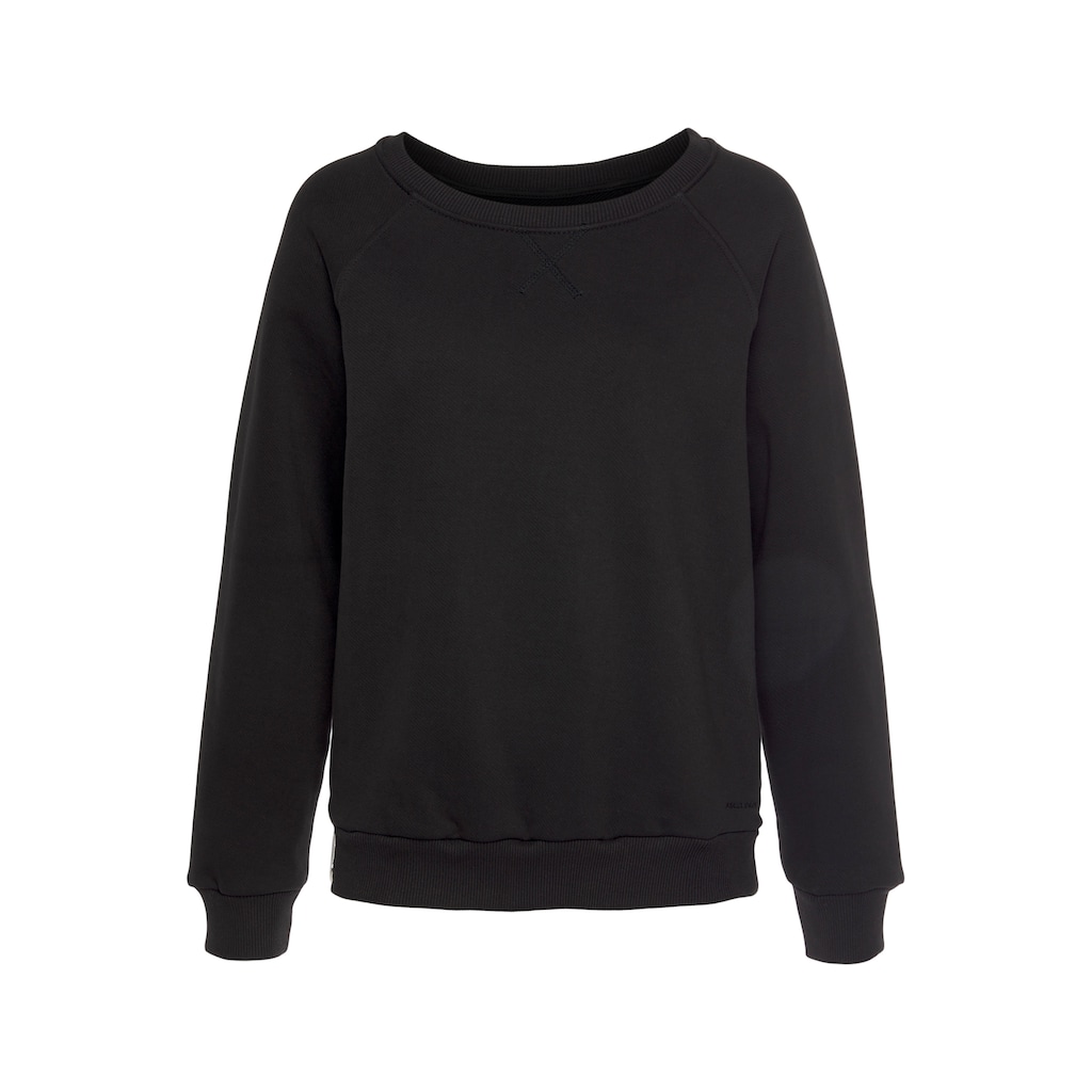 LASCANA Sweatshirt, aus organischer Baumwolle, Loungewear