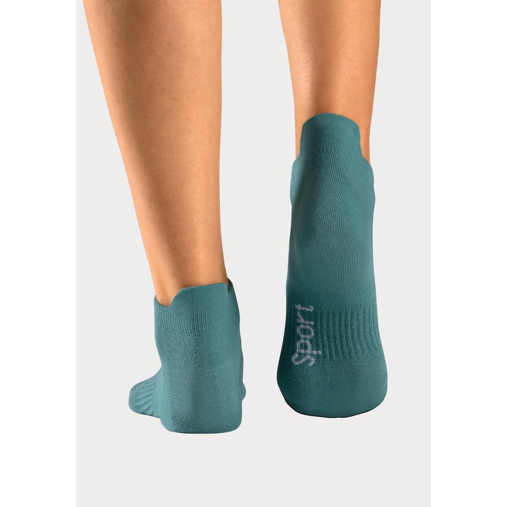 Bench. Sneakersocken, (Packung, 6 Paar), mit feiner Mesh Konstruktion und Mittelfussgummi