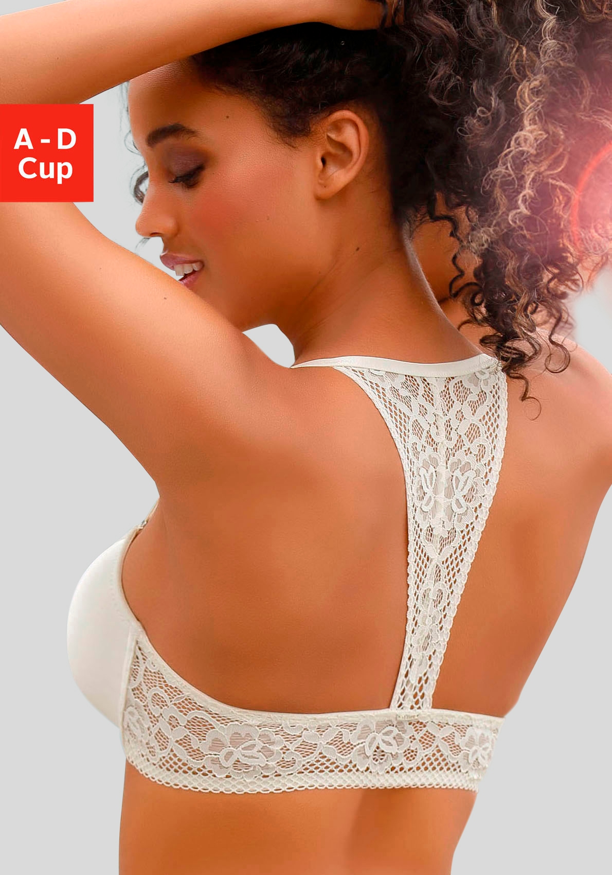 s.Oliver Schalen-BH »Lisette« mit Vorderverschluss und schönem Spitzenrücken, Dessous
