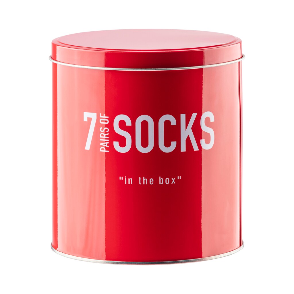 Bench. Sneakersocken, (Dose, 7 Paar), verpackt in der Dose