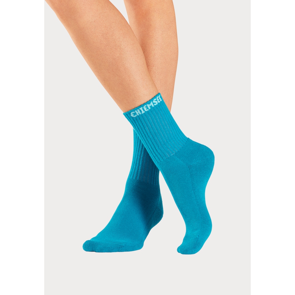 Chiemsee Tennissocken, (Packung, 6 Paar), mit eingestricktem Markennamen