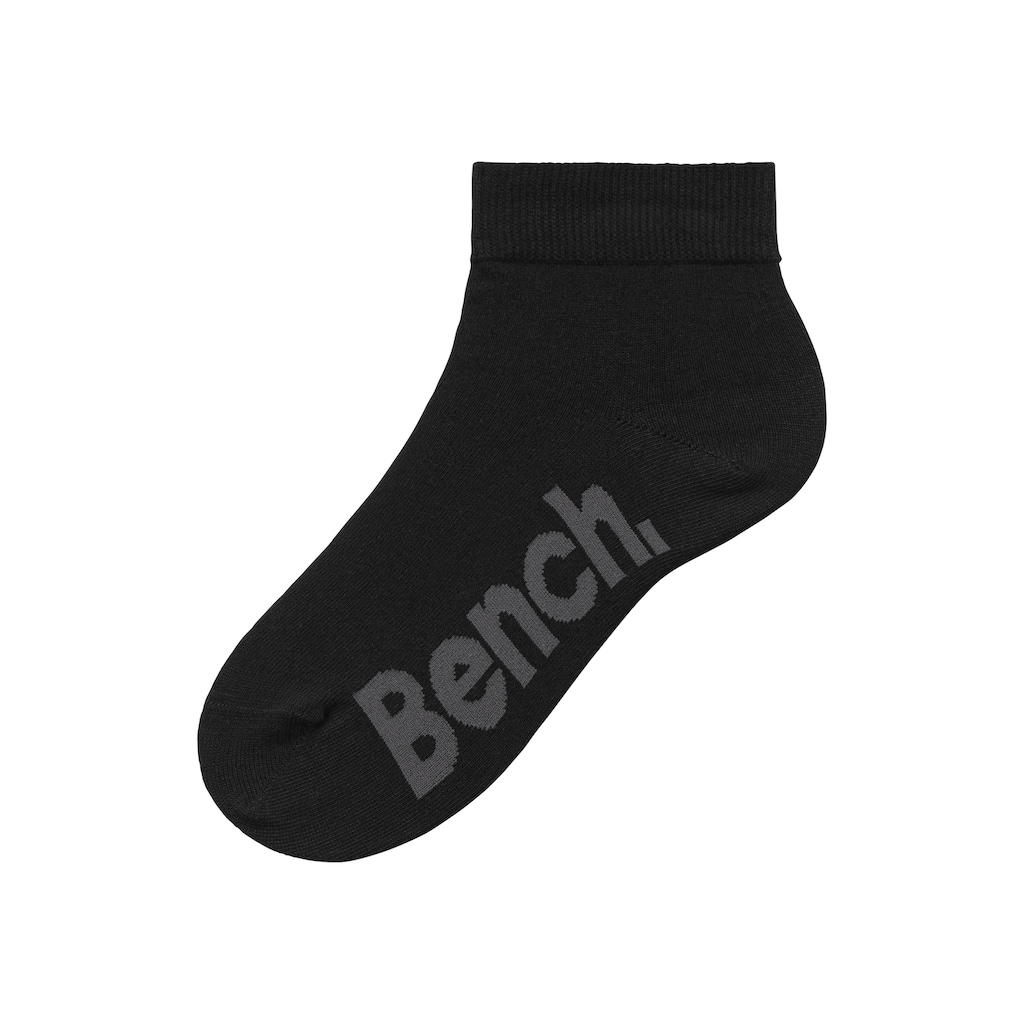 Bench. Kurzsocken, (Federtasche, 7 Paar), in ansprechendem Mäppchen mit Reissverschluss