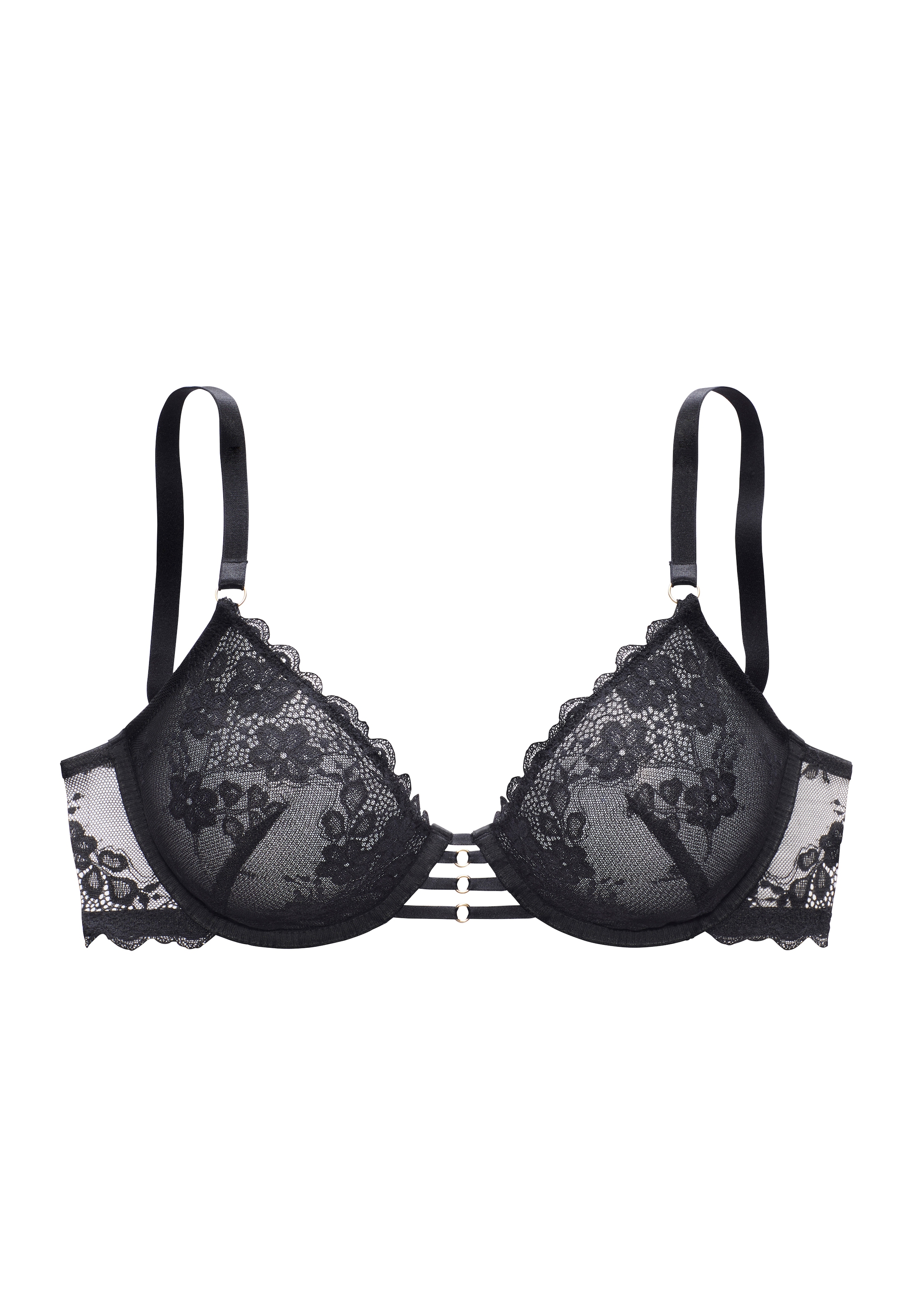 LASCANA Soutien-gorge à armatures aus Spitze mit dekorativem Ringdetail, sexy Dessous
