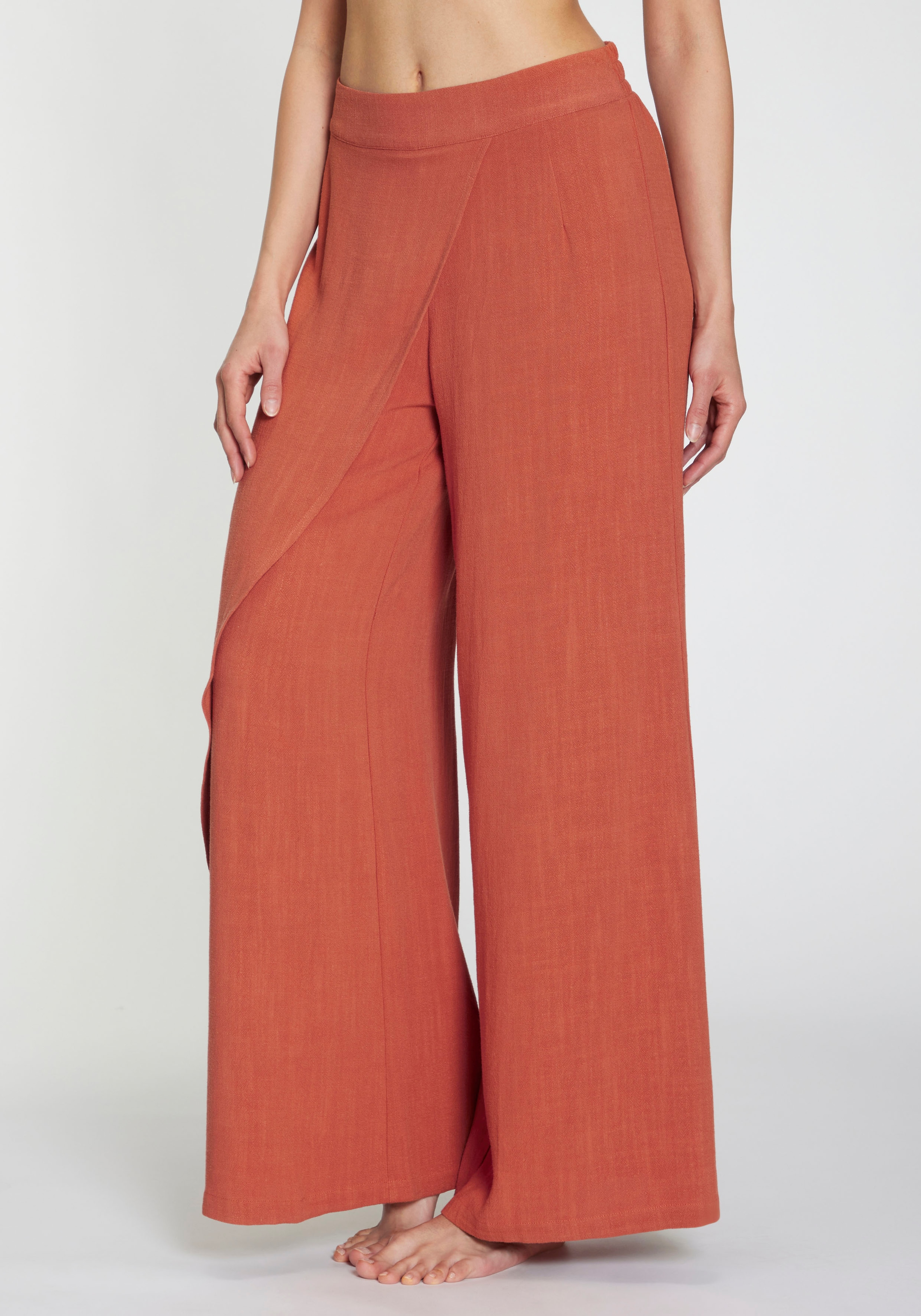 French Connection Pantalon lounge  , mit Leinen-Anteil,  in weit fliessendem Lagenlook