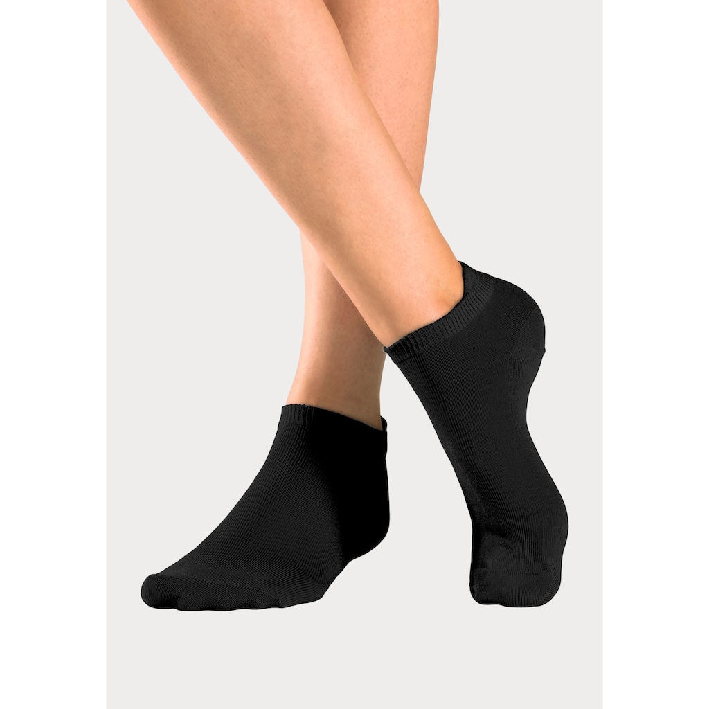 H.I.S Sneakersocken, (Packung, 8 Paar), mit verlängertem Bündchen hinten