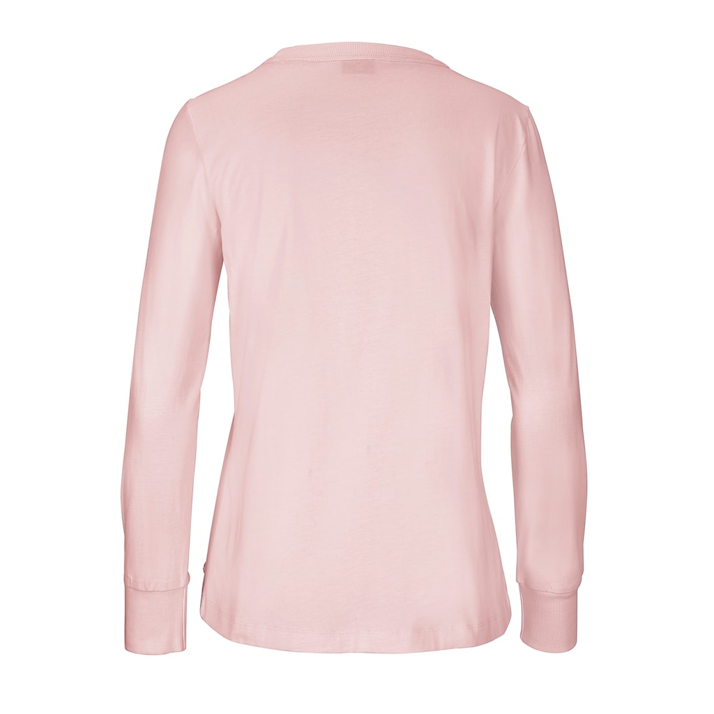 Buffalo Pyjama, (2 tlg.), mit gemusterter Hose und passendem Langarmshirt