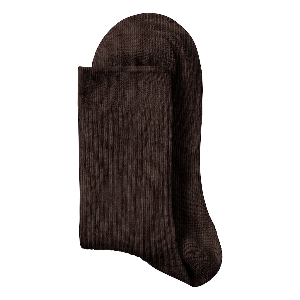 Lavana Basicsocken, (Packung, 5 Paar), mit feiner Rippe