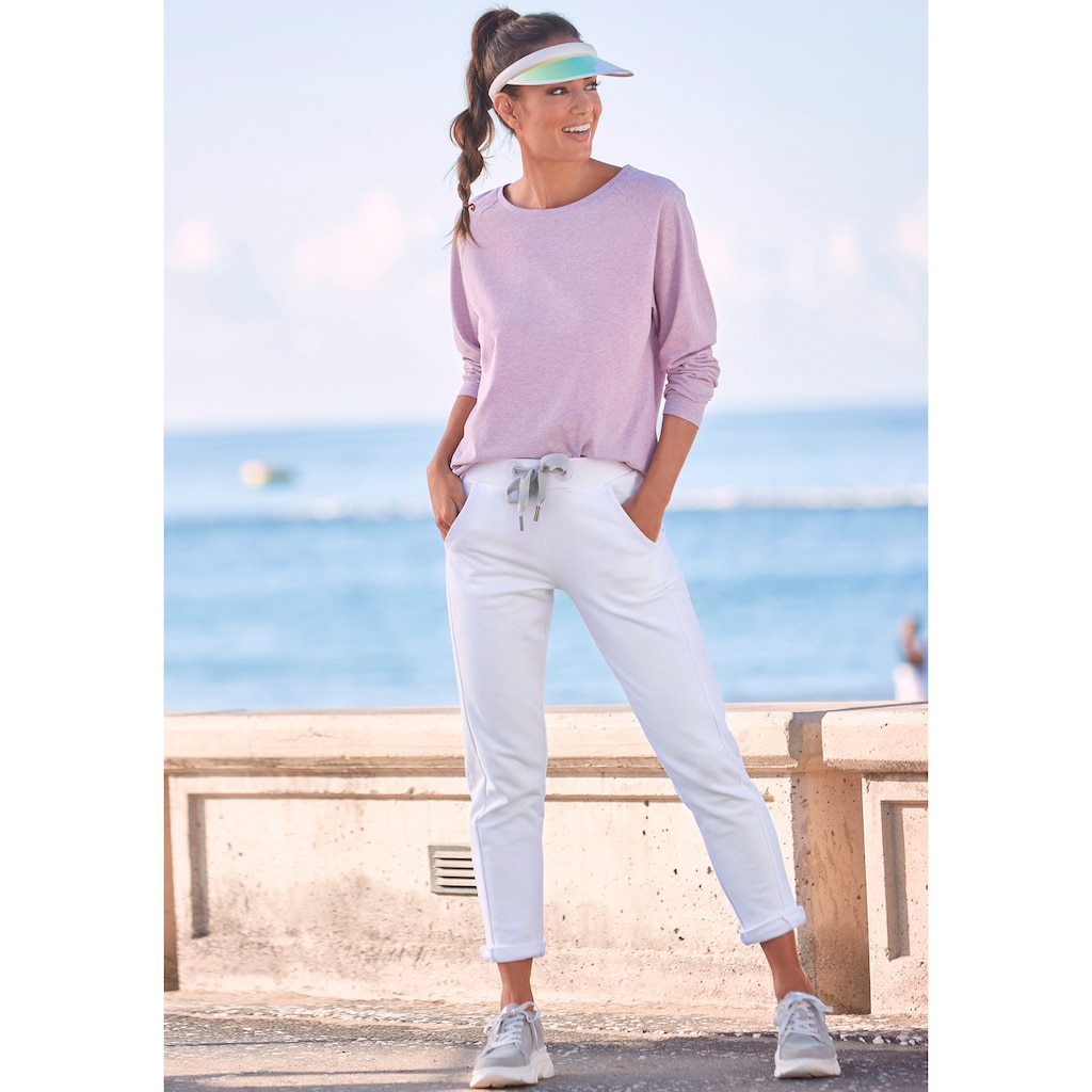 Elbsand Longsleeve »Tira«, mit Logodruck hinten, Langarmshirt, sportlich-casual