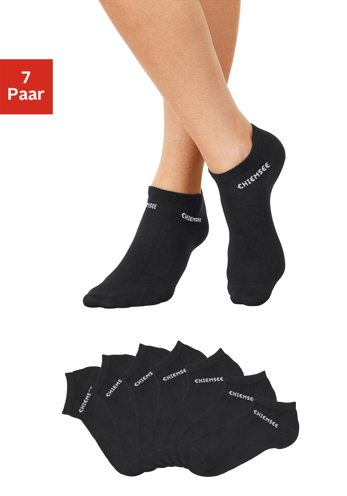 Chiemsee Sneakersocken Packung, 7 Paar tlg. mit eingestricktem Schriftzug