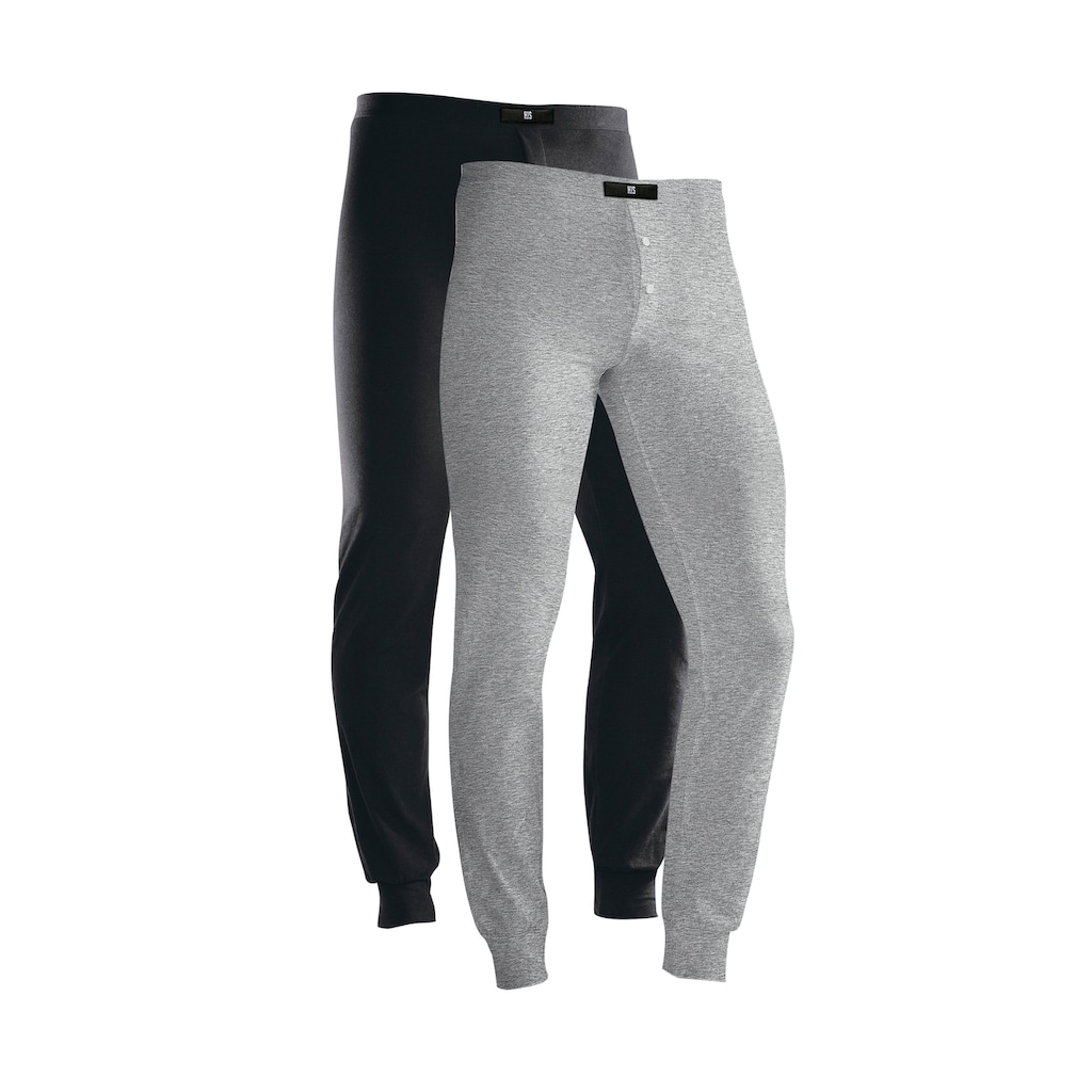H.I.S Lange Unterhose, (Packung, 2 St.), mit Bündchen am Bein