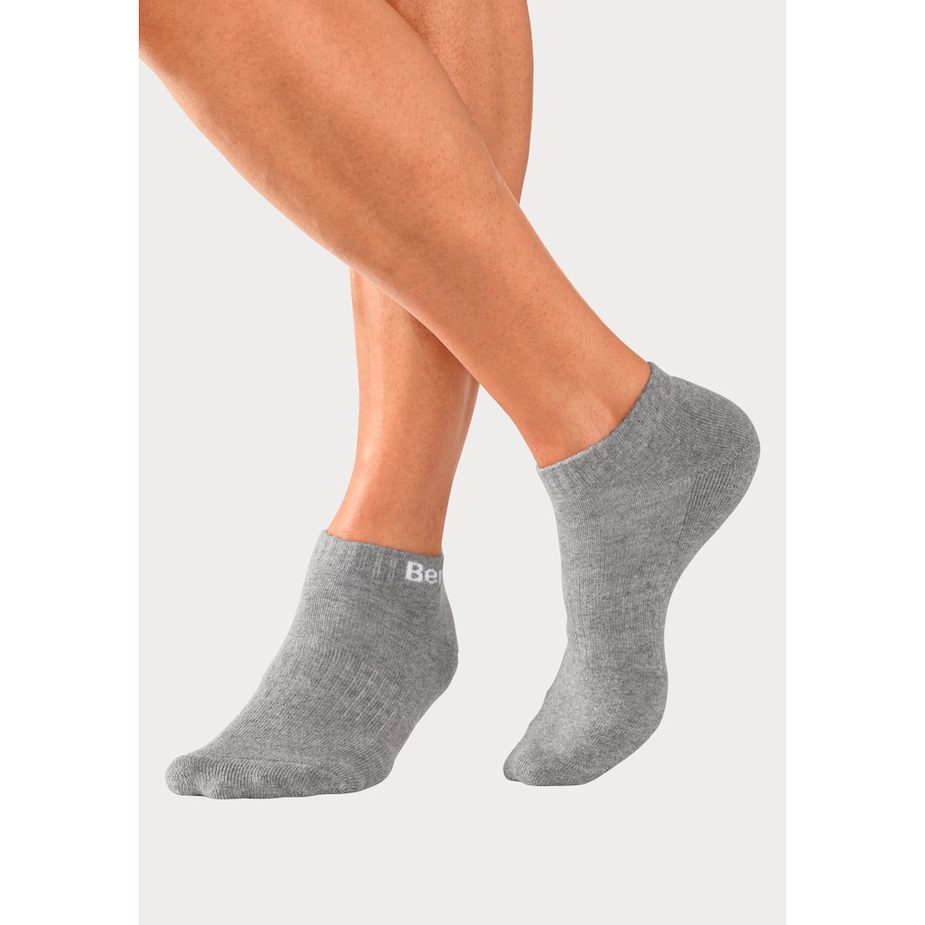 Bench. Sportsocken, (Packung, 12 Paar), Tennis Kurzsocken mit Halbfussfrottee