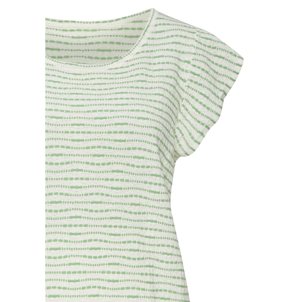 Vivance Rundhalsshirt »mit Flügelärmelchen«, aus leichter Feinstrickqualität