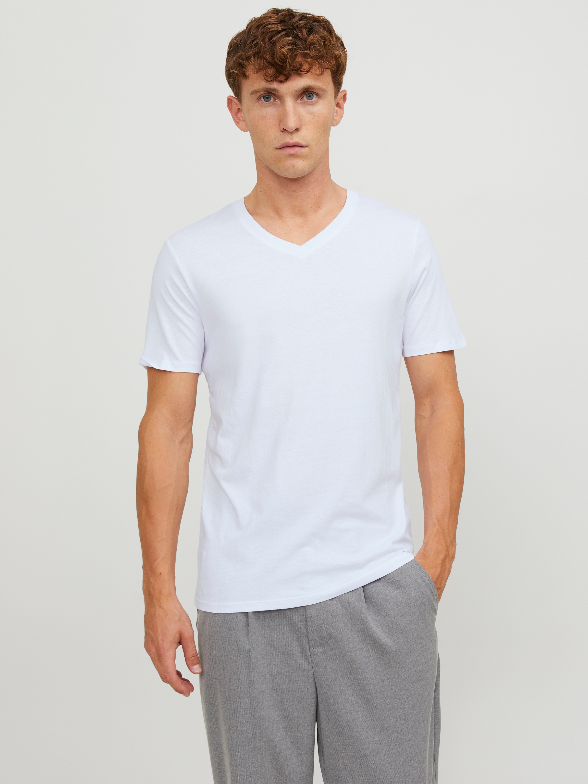Jack & Jones T-shirt »V-Neck« 2er-Pack, 