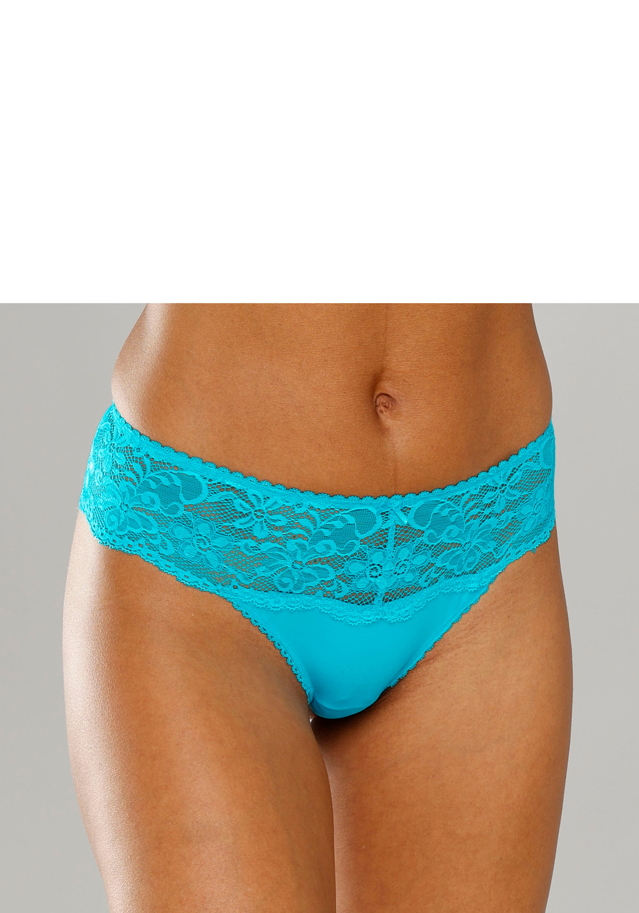 Nuance String, (2 St.), Dessous mit breitem Spitzenband