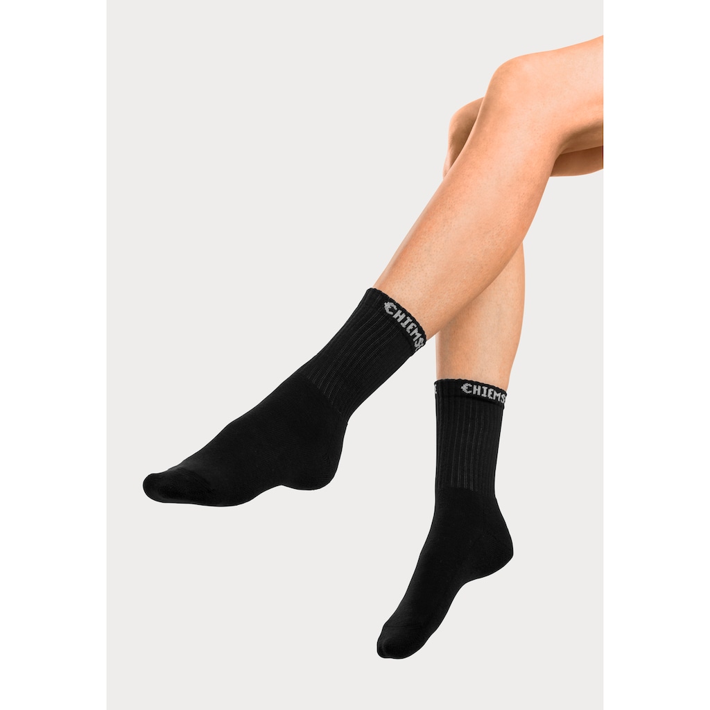 Chiemsee Tennissocken, (Packung, 6 Paar), mit eingestricktem Markennamen