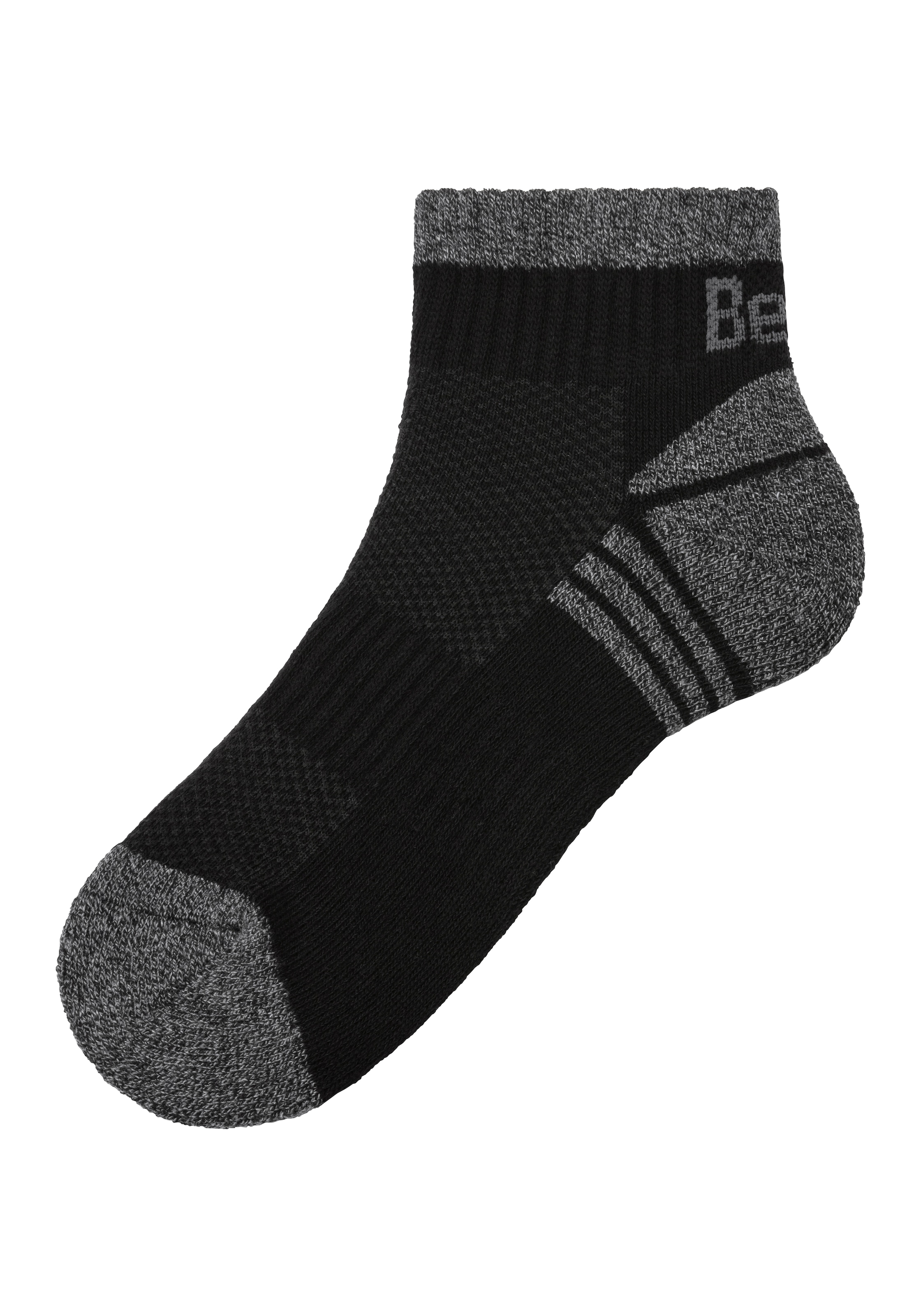 Bench. Kurzsocken Packung, 3 Stk. tlg. mit Mittelfussgummi und Pikee