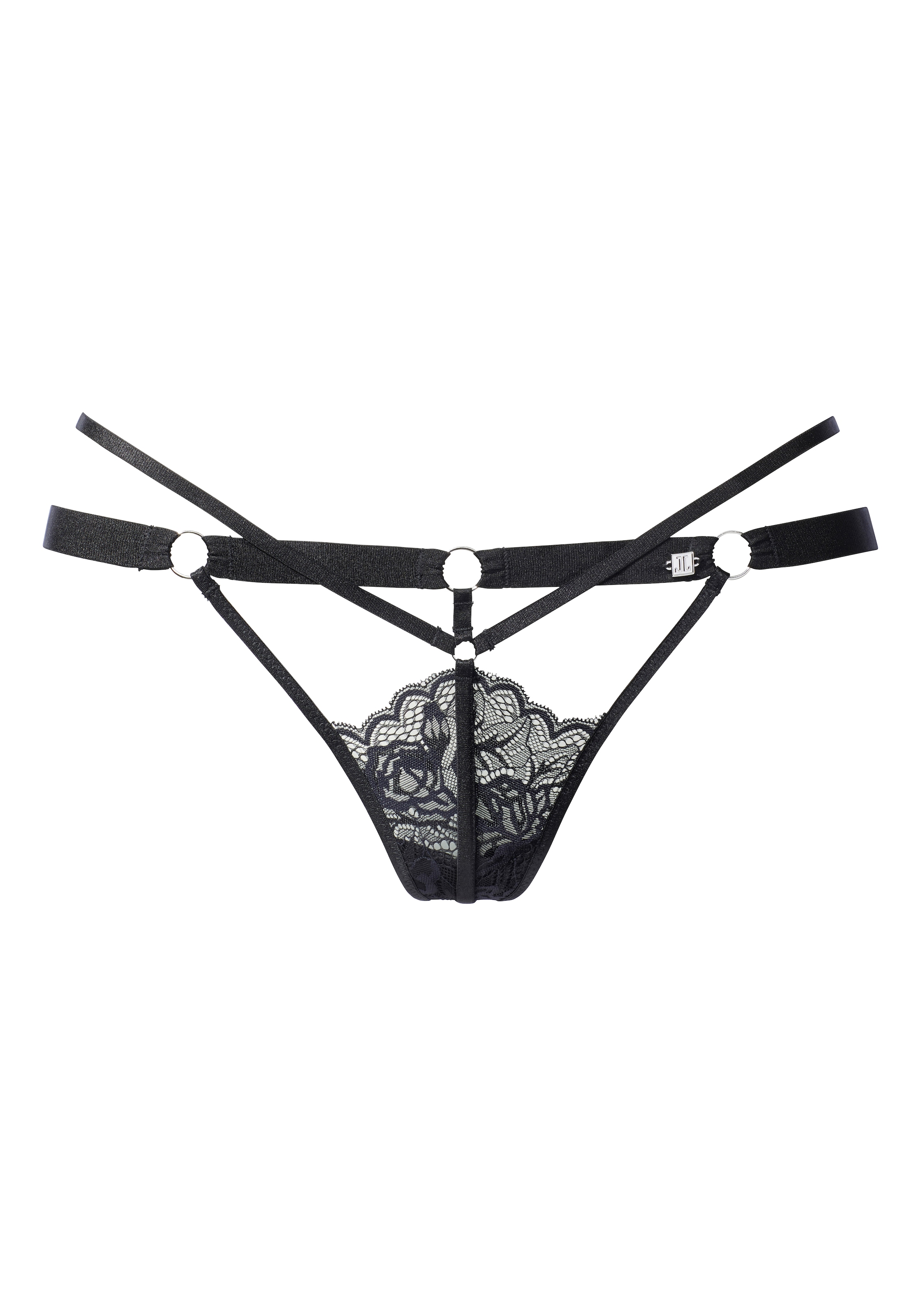 JETTE String en dentelle noble avec look sexy à bandes