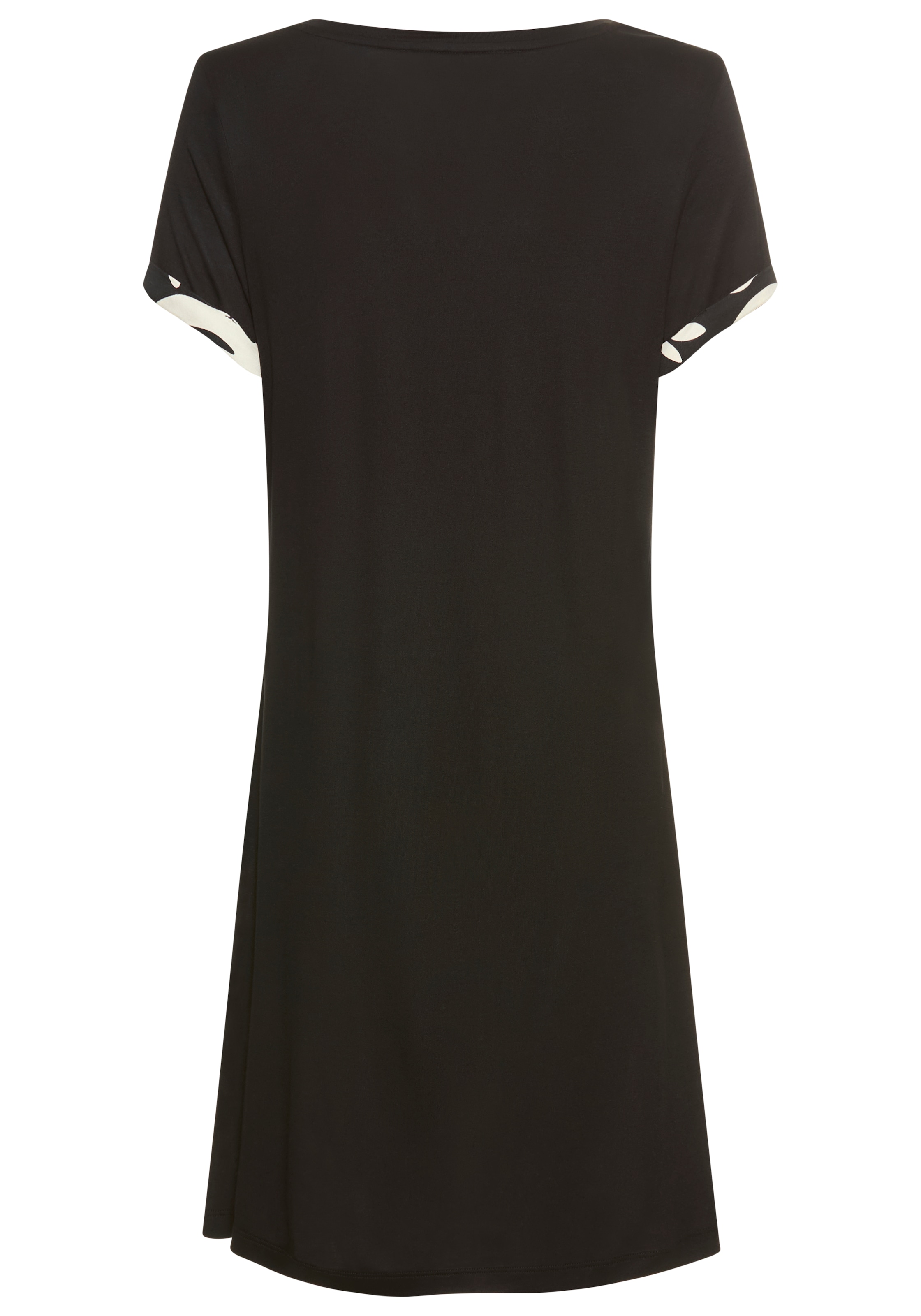 French Connection Chemise de nuit 1-teilig,  im zeitlosen Schwarz-Weiss-Look