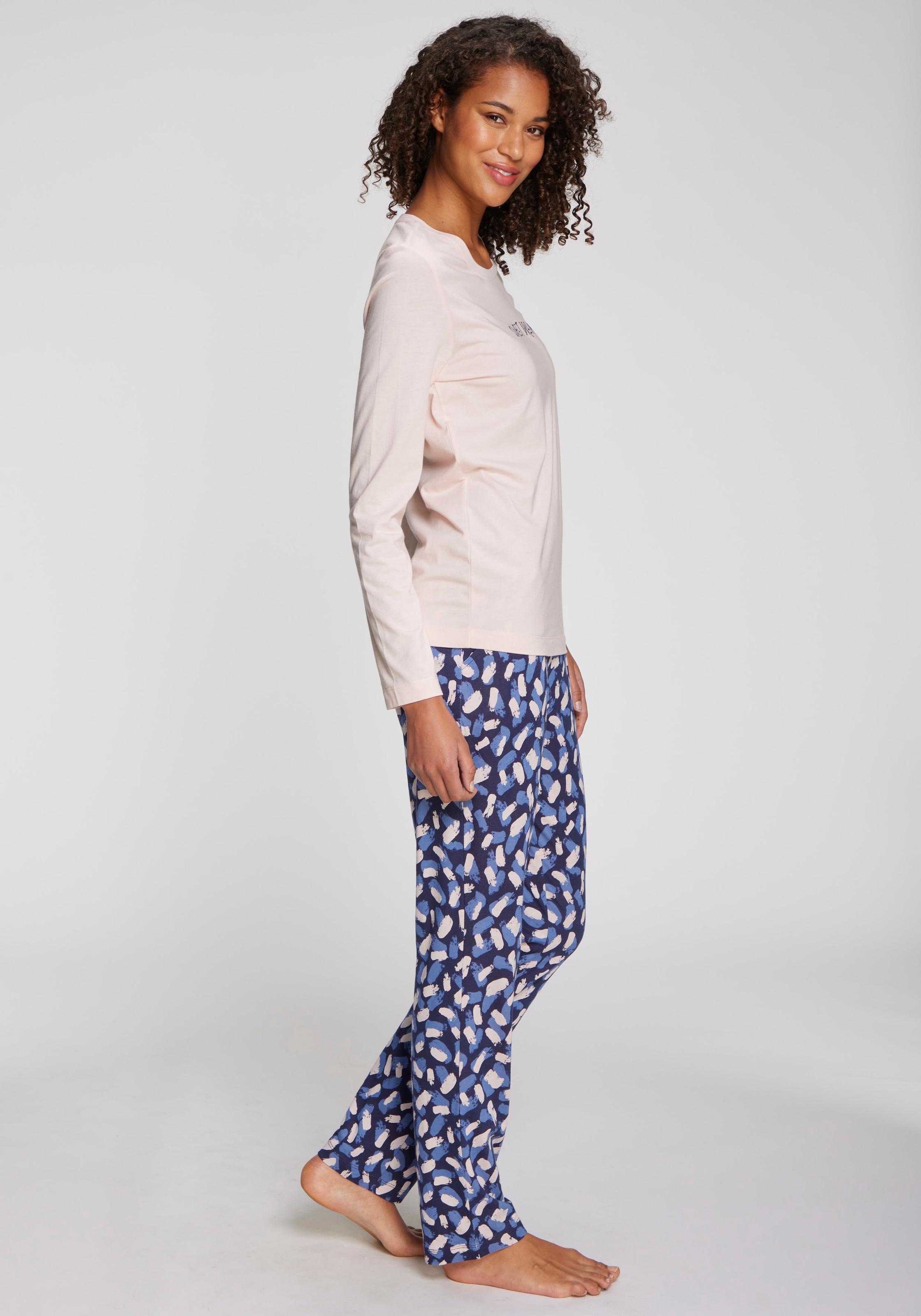 s.Oliver Pyjamahose  Mit schönem Alloverdruck