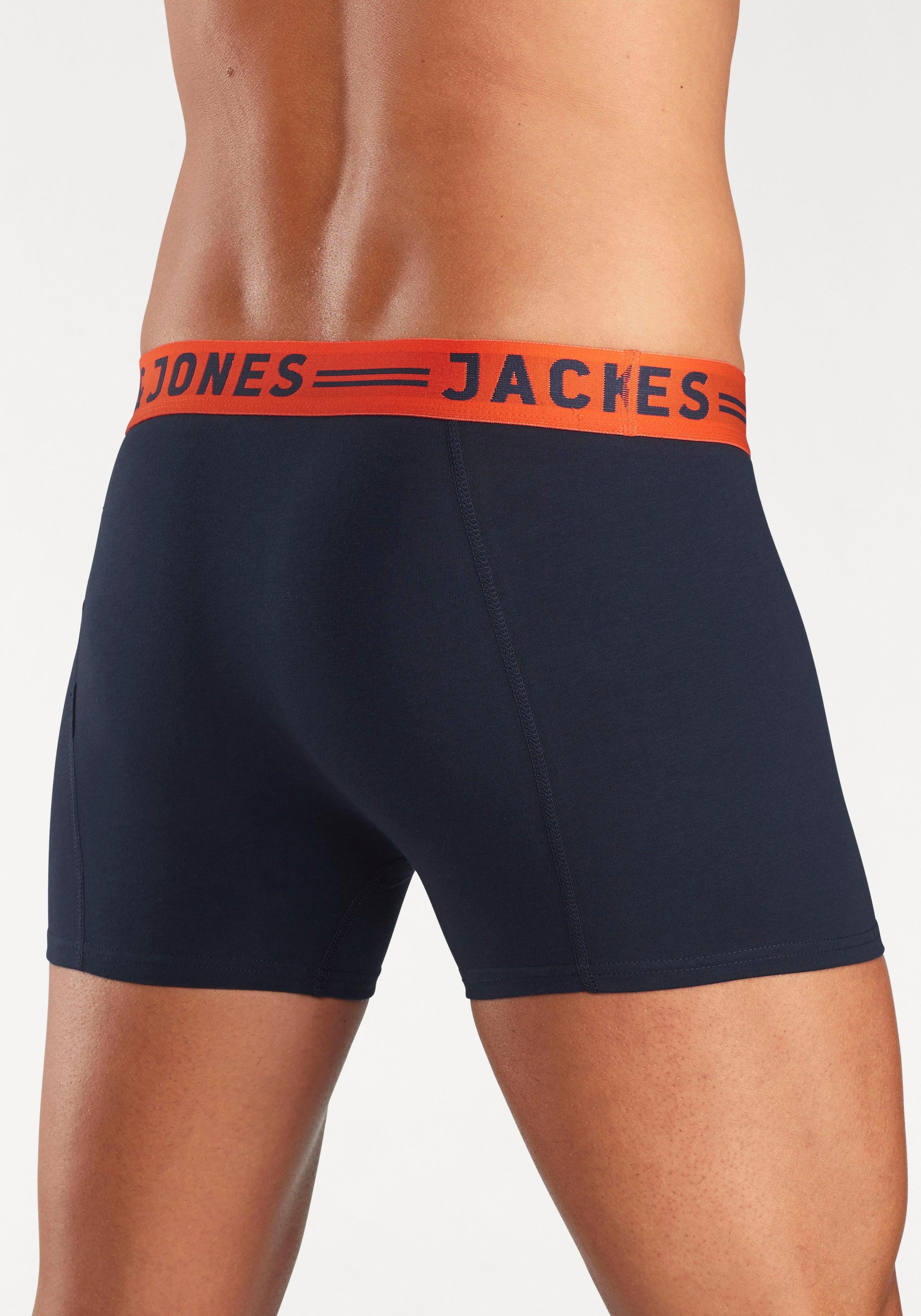 Jack & Jones Boxer »JAC Lichfield Trunks« Packung, 3 cuis mit kontrastfarbigem Bund