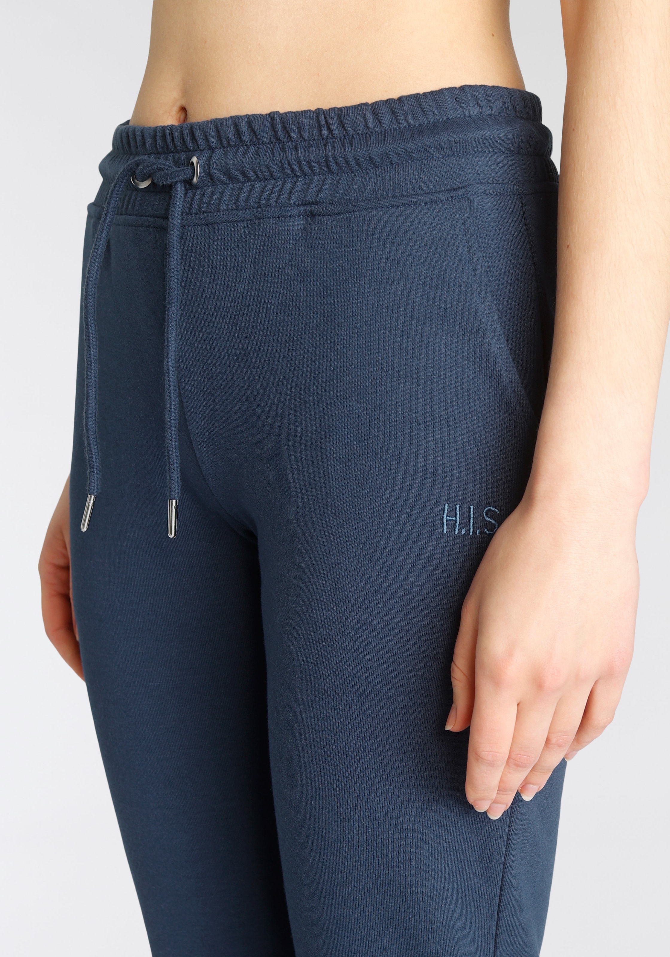 H.I.S Sweathose, Schlupfhose mit kleinem Aufschlag am Saum, Loungewear