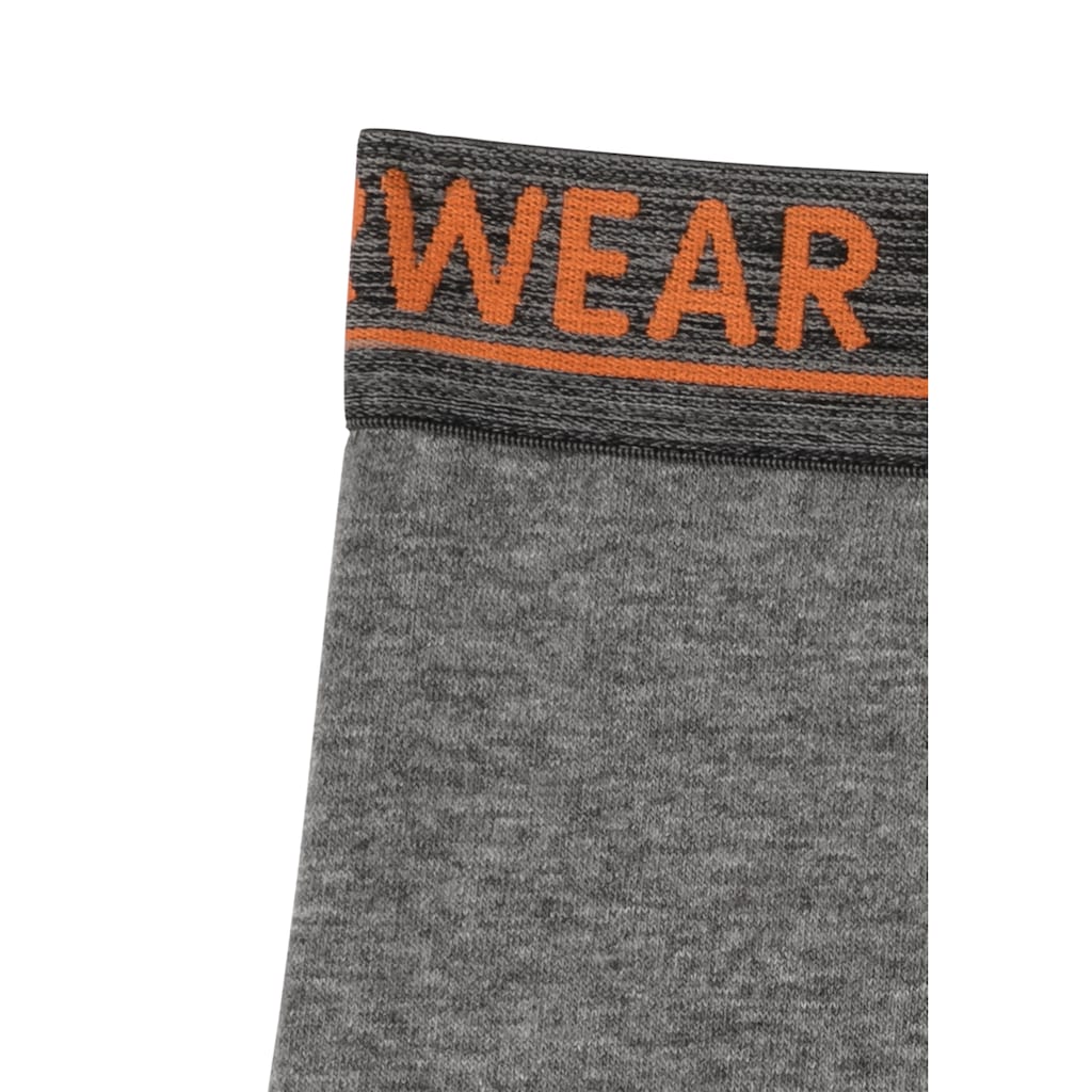 H.I.S Boxer »Boxershorts für Jungen«, (Packung, 4 St.), mit meliertem Logo Webbund