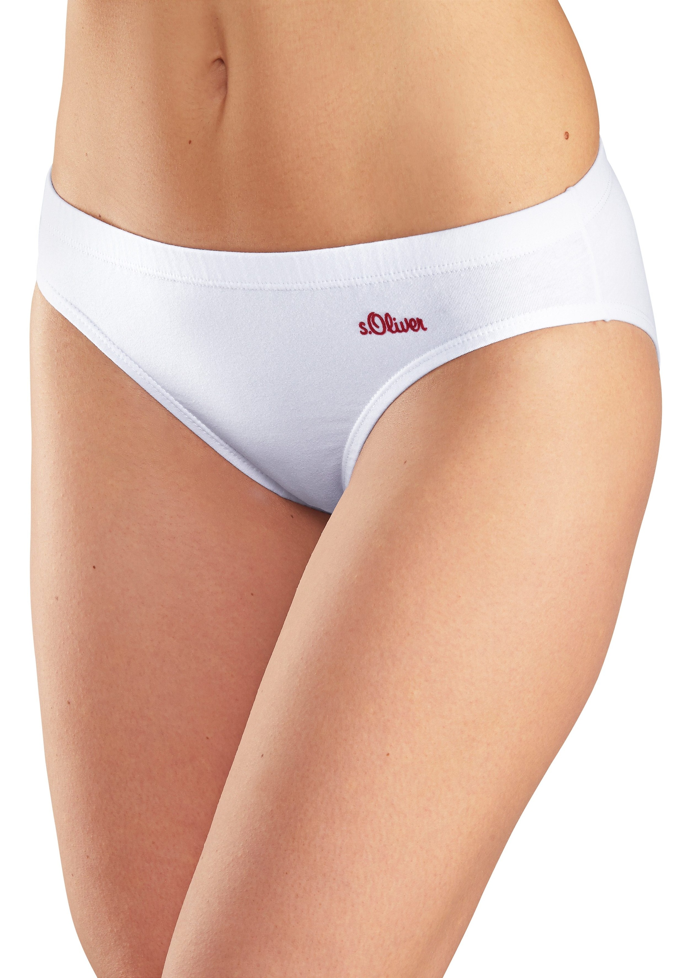 s.Oliver Bikinislip 3er-Pack, aus elastischer Baumwoll-Qualität
