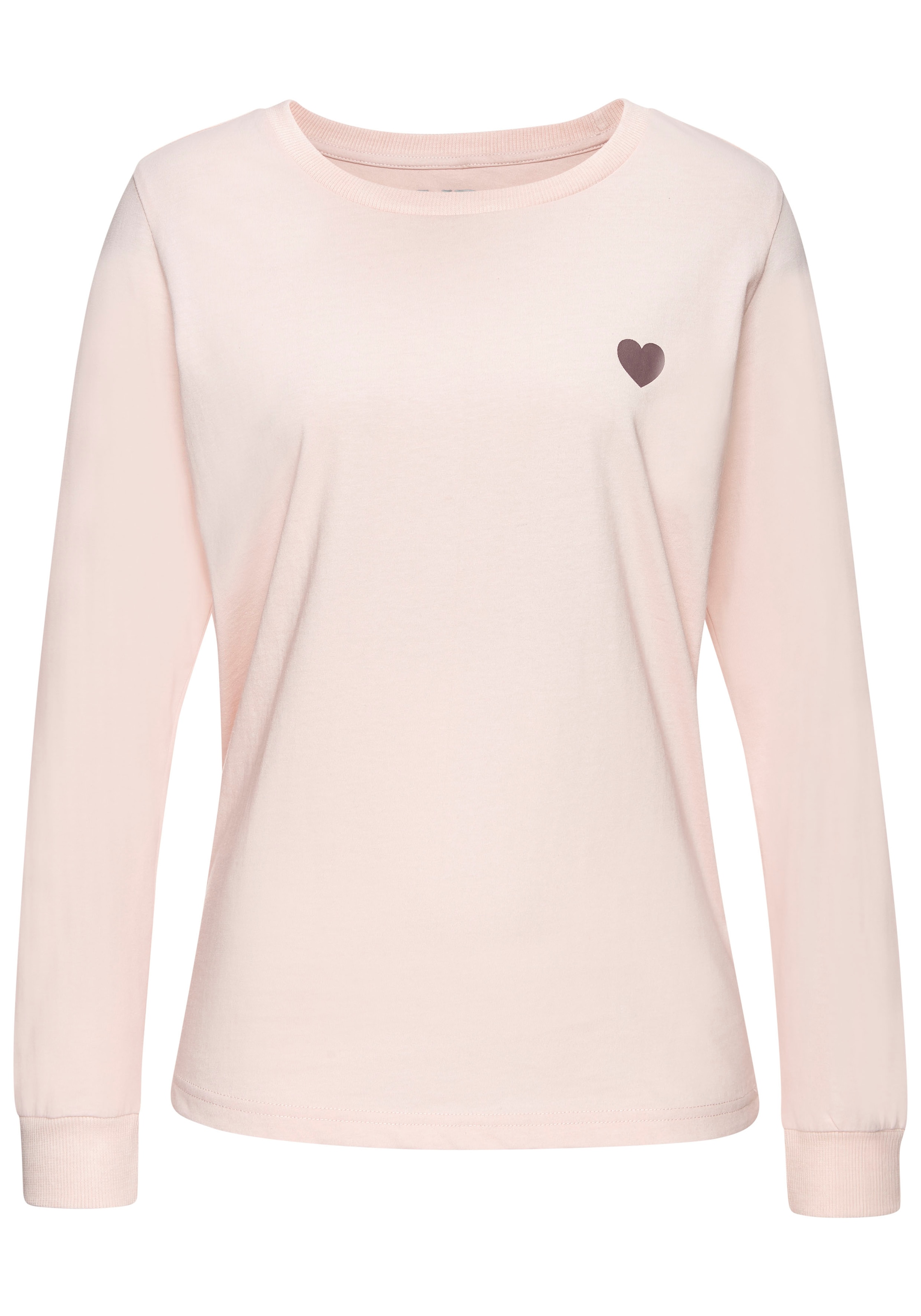 Vivance Dreams Pyjama Spar-Set, 4 Stk. tlg., mit süssem Herzmuster
