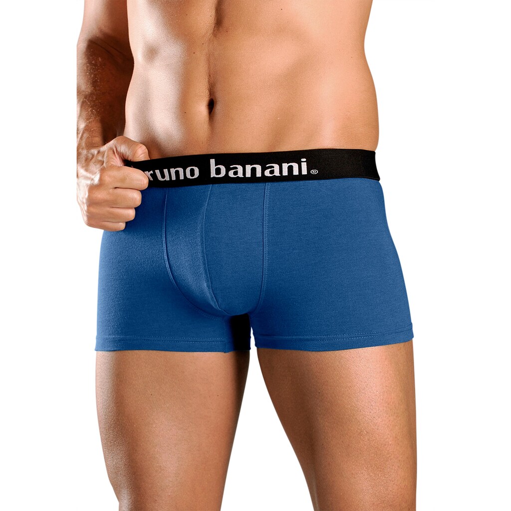 Bruno Banani Boxer »Boxershorts für Herren«, (Packung, 4 St.), mit Kontrast-Webbund