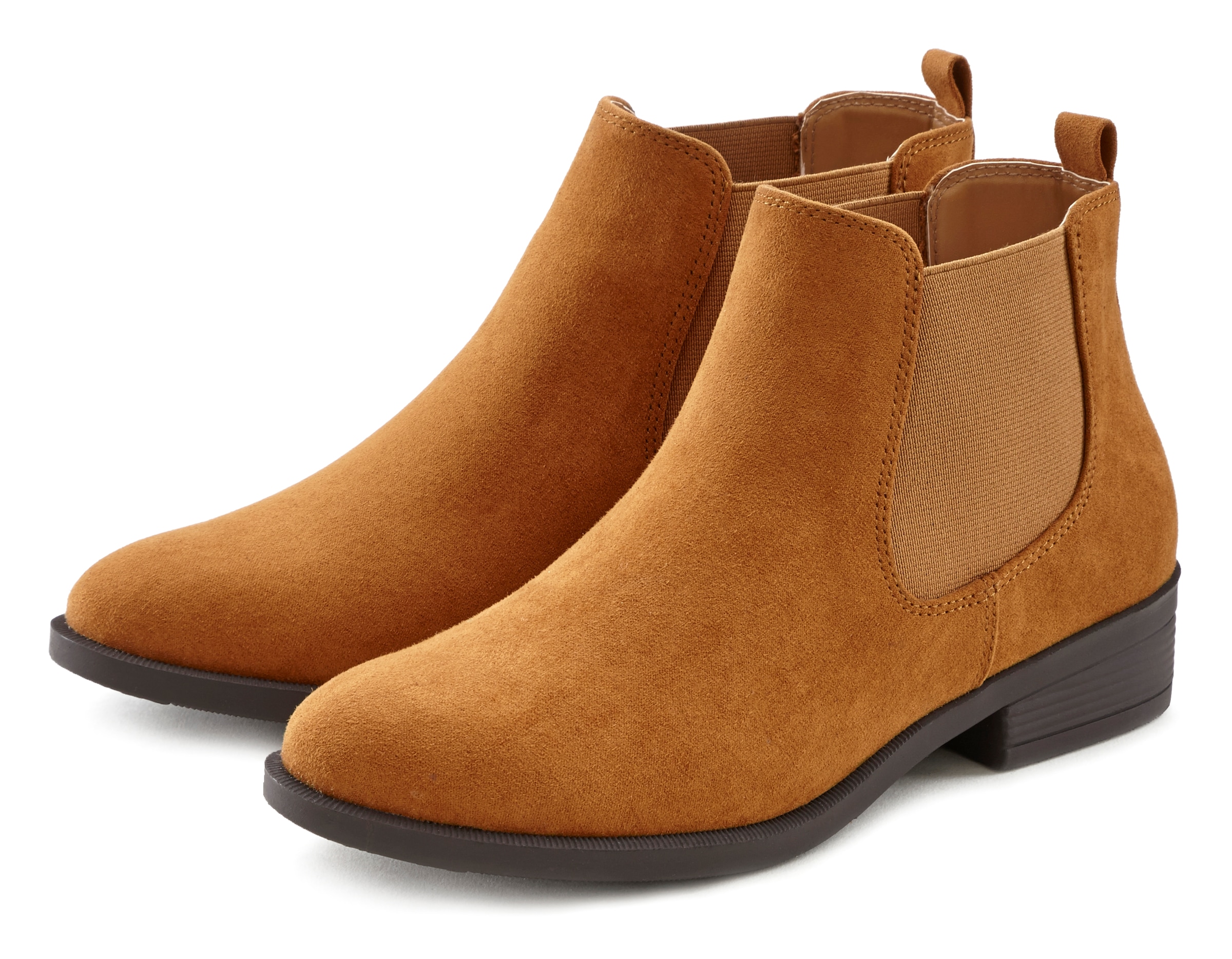 Vivance Chelseaboots bequem zum Reinschlüpfen, Stiefelette, Ankle Boots VEGAN