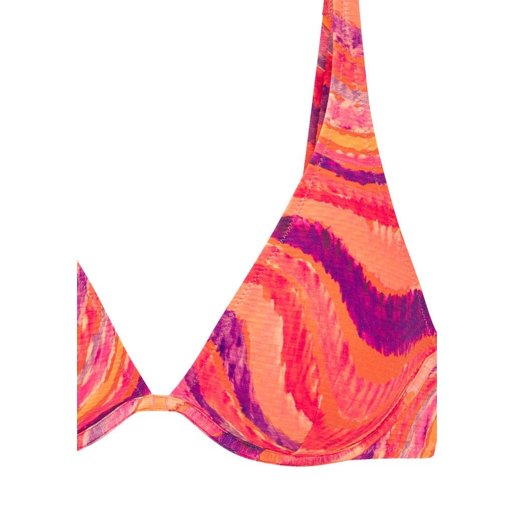 Bruno Banani Bügel-Bikini-Top »Kira«, Mit modernem Print