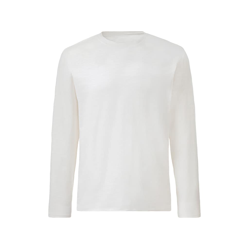 John Devin Langarmshirt, (2er-Pack), Longsleeve in hochwertiger slub-yarn Qualität
