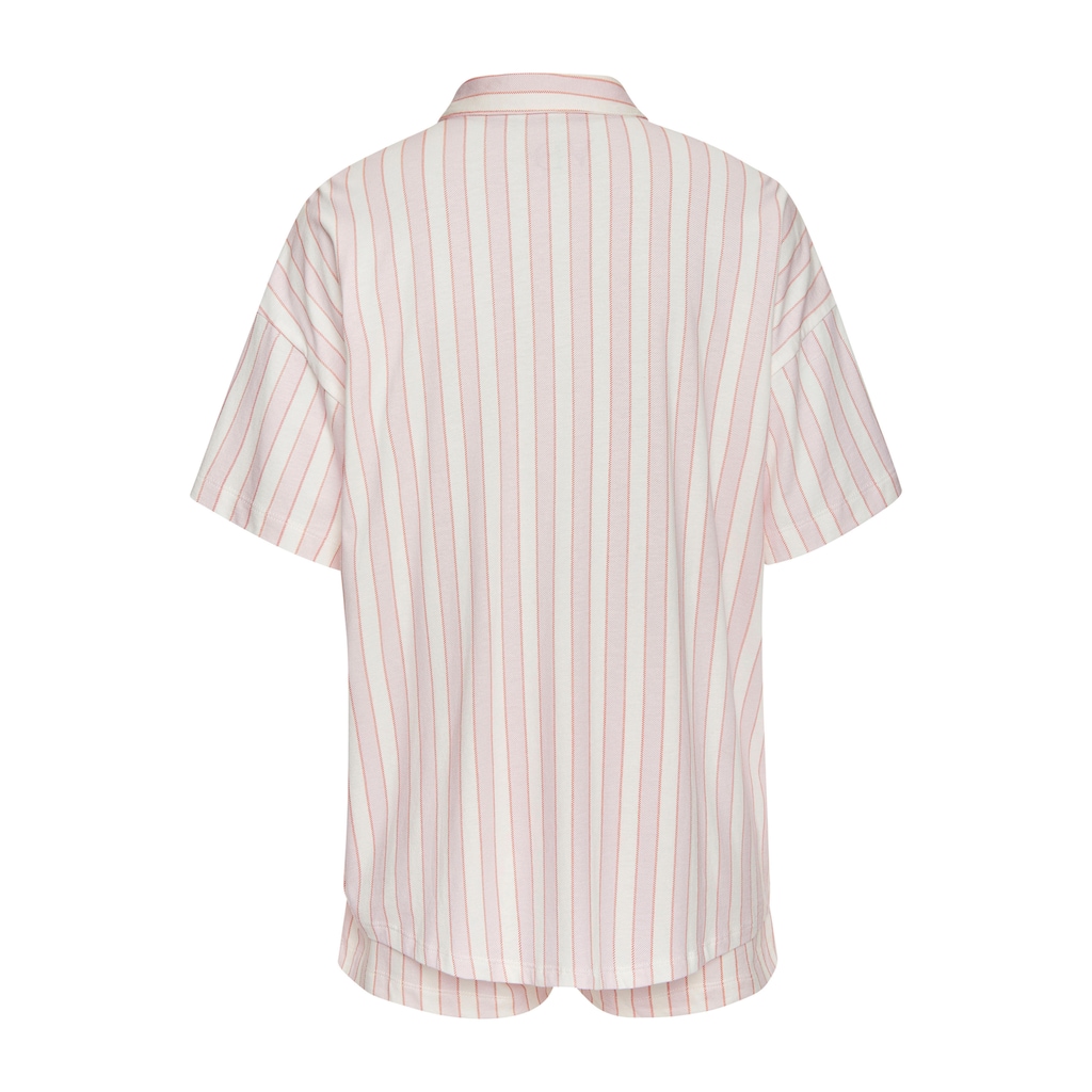 Vivance Dreams Shorty, (Set, 2 tlg.), mit zartem Streifenmuster