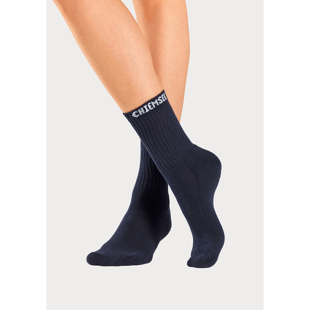 Chiemsee Tennissocken, (Packung, 6 Paar), mit eingestricktem Markennamen