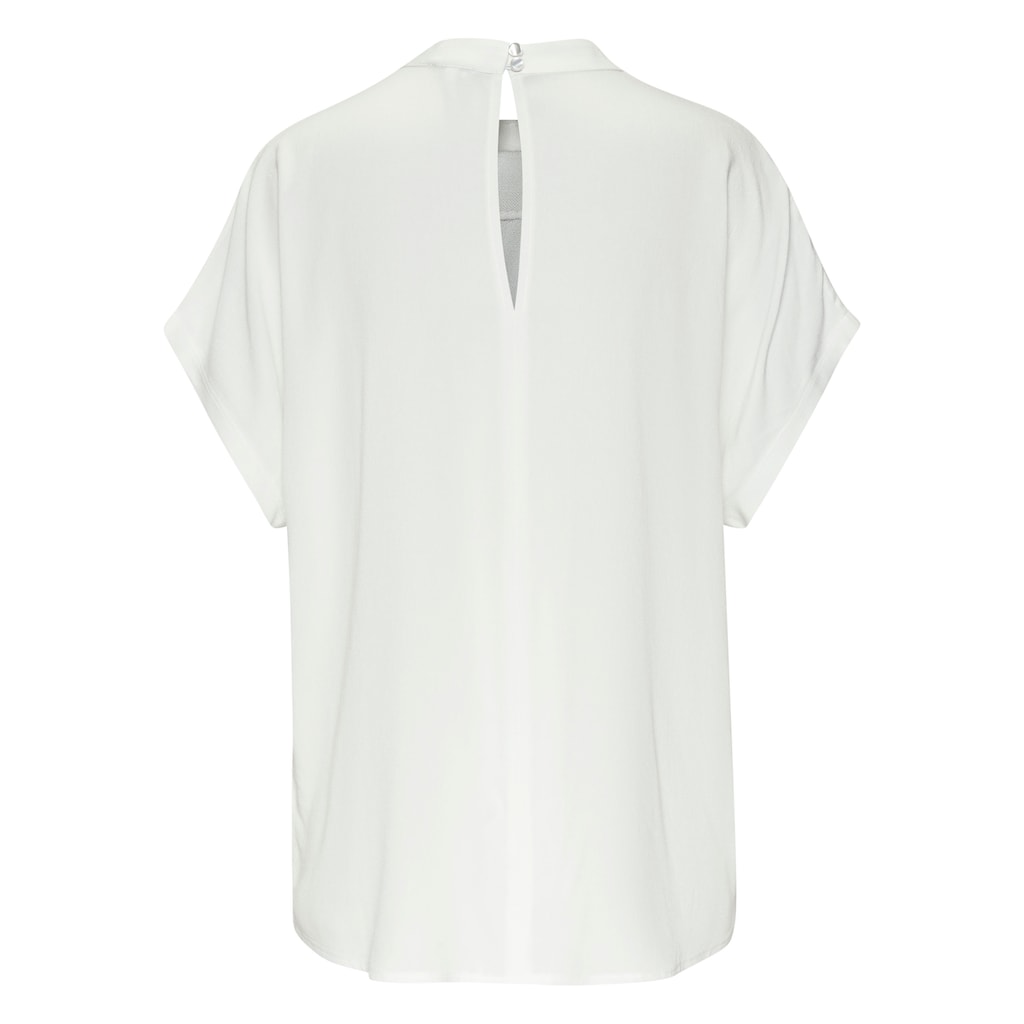 LASCANA Kurzarmbluse, in lockerer Passform, Damenbluse, sportlich elegant