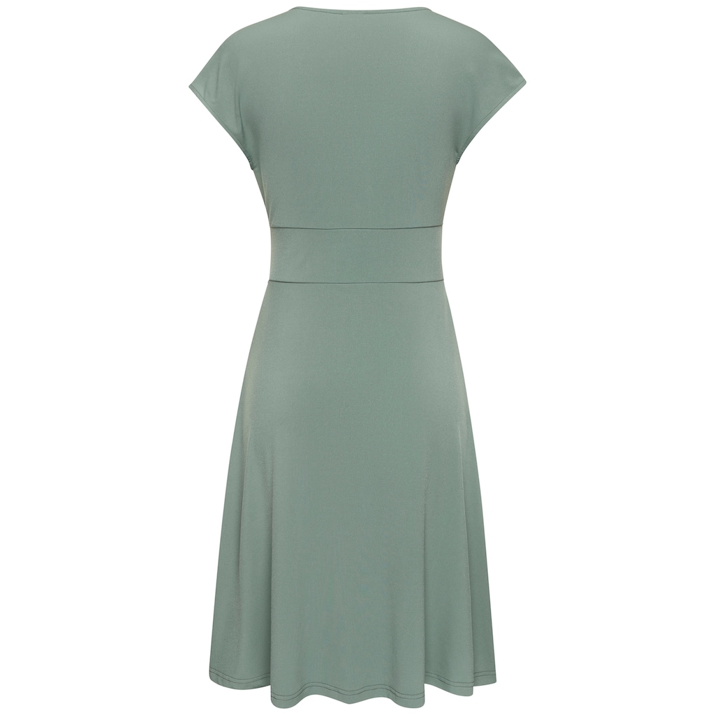 LASCANA Midikleid, aus bügelfreier Ware, elegantes Sommerkleid aus Jersey, Strandkleid