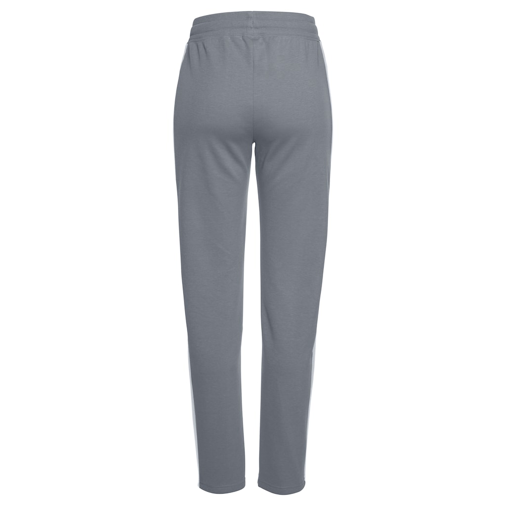 Bench. Loungewear Loungehose, mit Seitenstreifen und geradem Bein, Loungewear