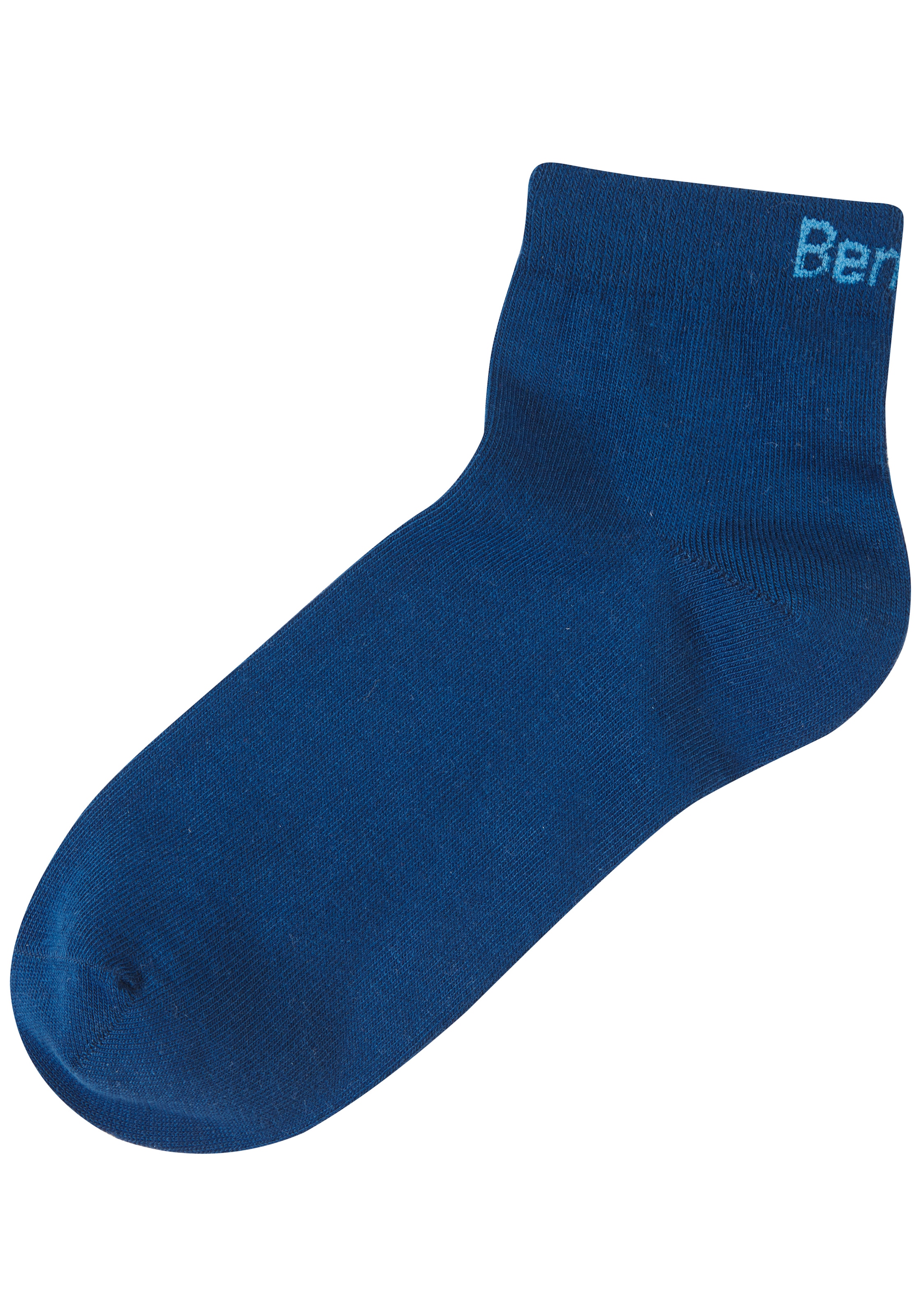 Bench. Kurzsocken »Damen und Herren meliert und uni« Packung, 6 Paar tlg. mit ansprechendem Streifen- Design und uni