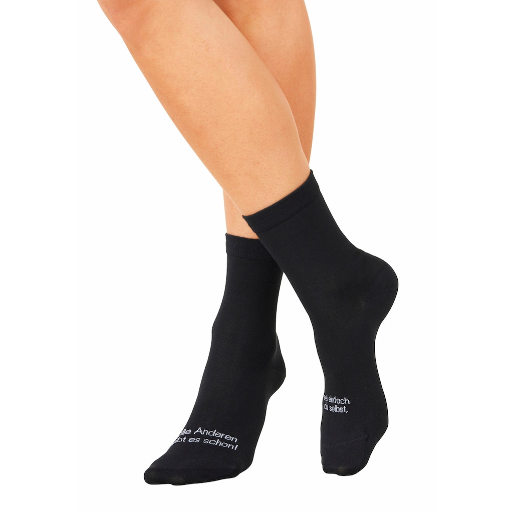 Bench. Socken, (Packung, 7 Paar), mit Turnbeutel