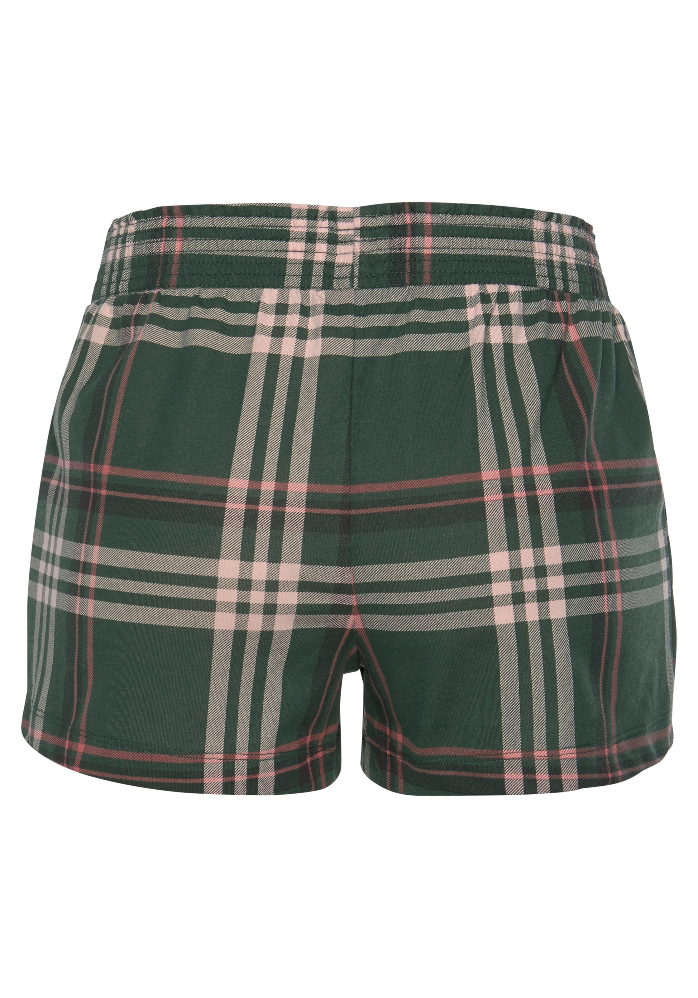 Vivance Dreams Shorty, (2 tlg.), Elastischer Bund in Smok-Optik
