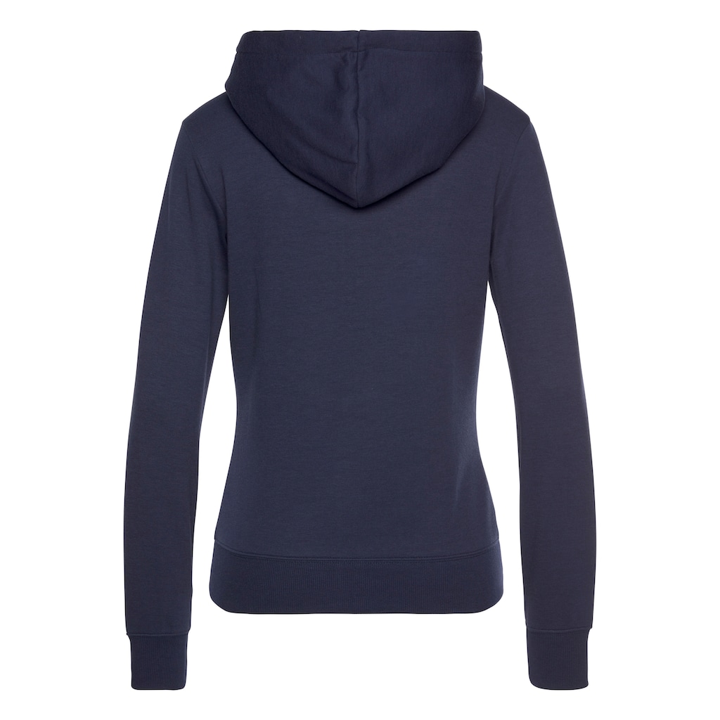KangaROOS Kapuzensweatjacke, mit aufwendiger KangaROOS Stickerei, Loungeanzug