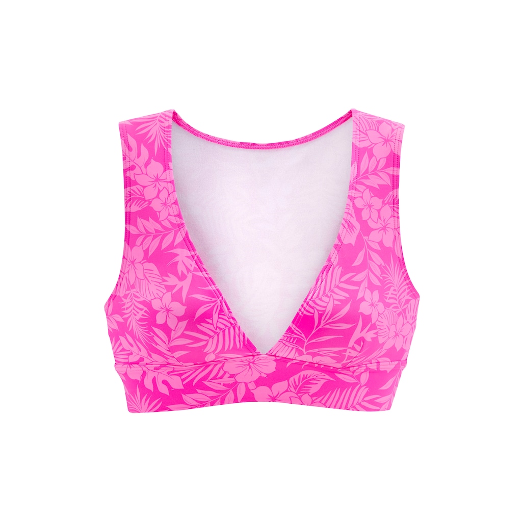 Venice Beach Bustier-Bikini-Top »Moloka«, mit tropischem Print