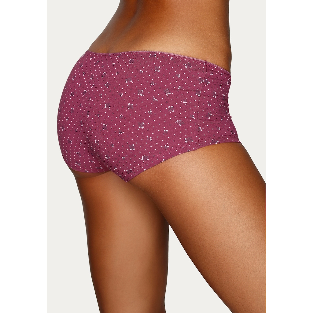 petite fleur Hipster, (6er-Pack), aus elastischer Baumwolle