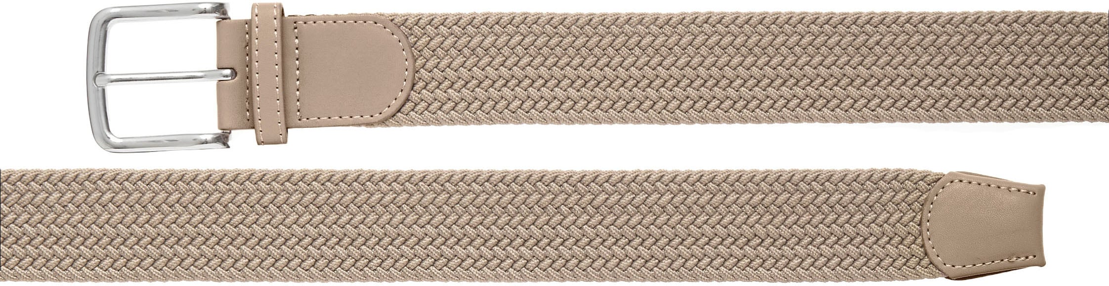 LASCANA Hüftgürtel »Flechtgürtel«, elastischer Gürtel, Shaping-Effekt, Hosengürtel, Jeansgürtel VEGAN