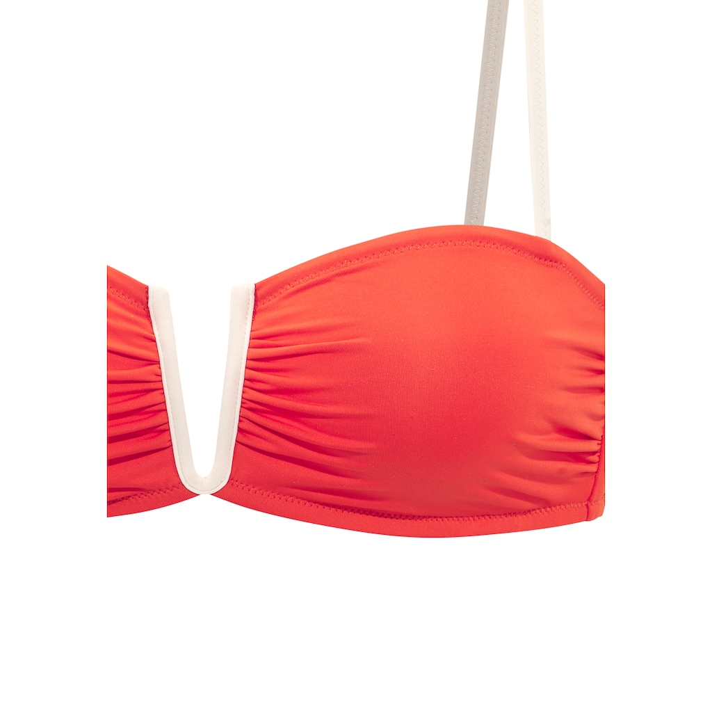 Copenhagen Studios Bandeau-Bikini-Top »Emma«, mit Kontrastdetails
