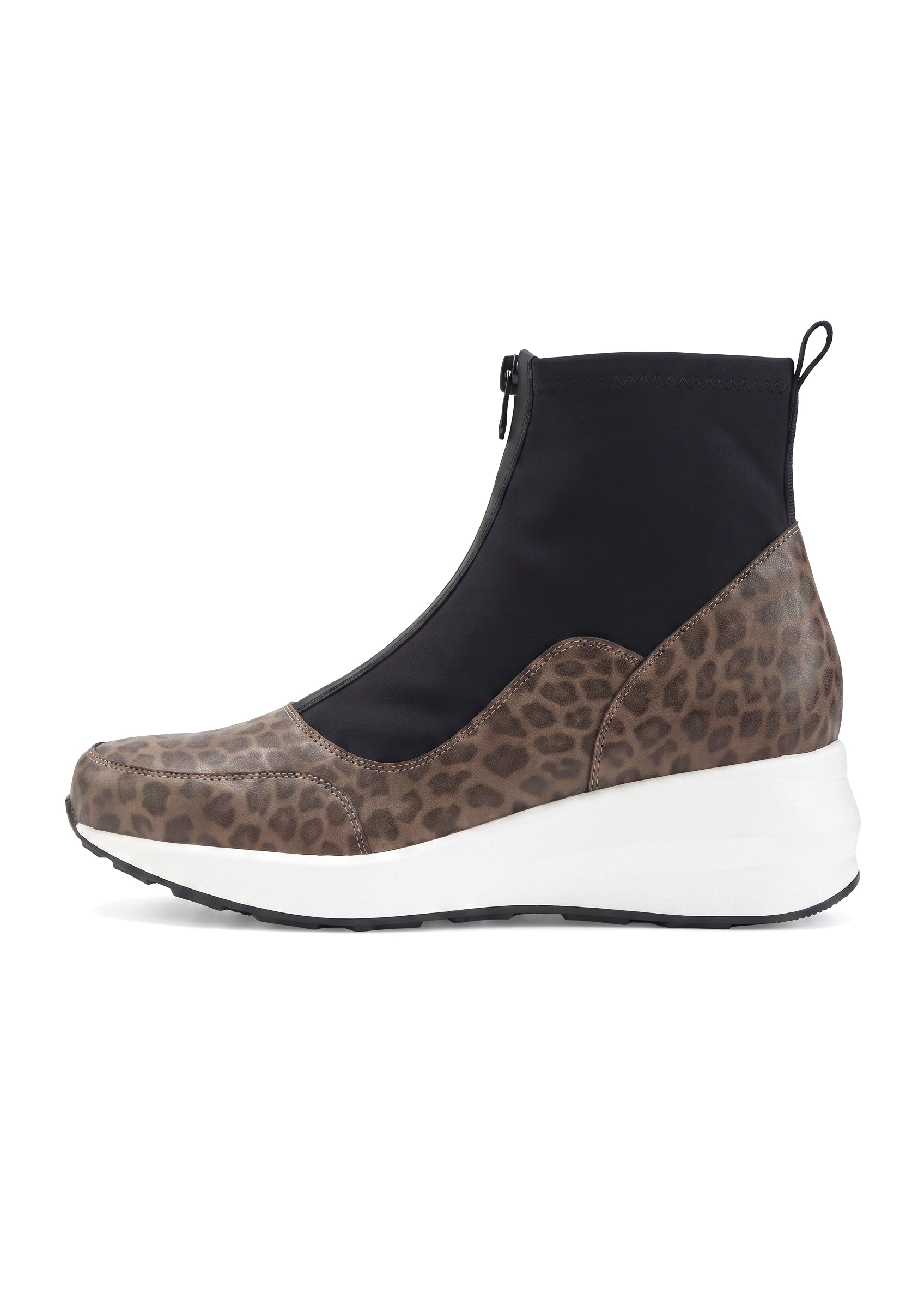 LASCANA Stiefelette »Sneaker, Keilstiefelette, Freizeitschuh«  NEU mit innenliegendem Keilabsatz und Frontreissverschluss VEGAN