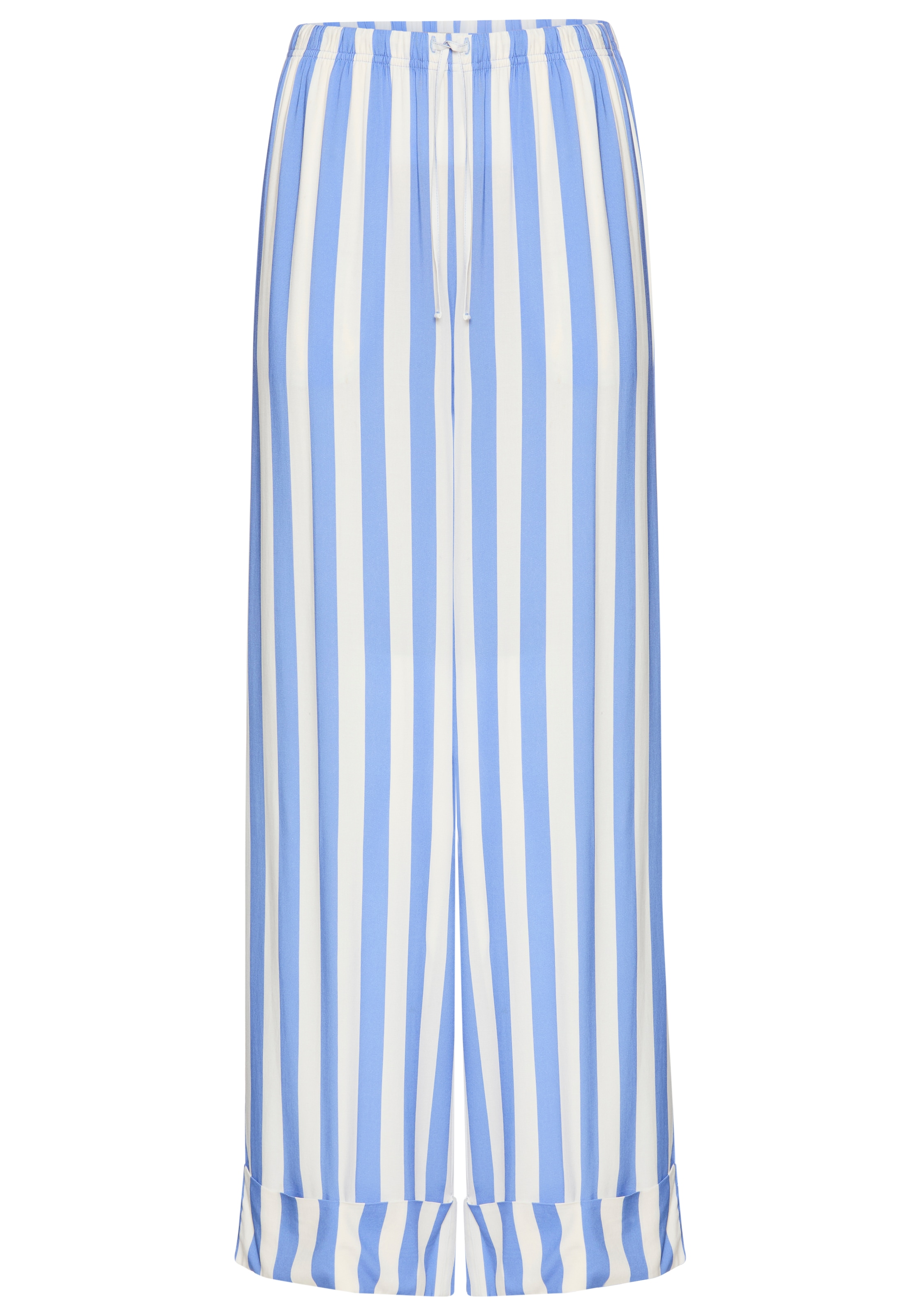 s.Oliver Pantalon de pyjama  mit breitem Aufschlag am Saum